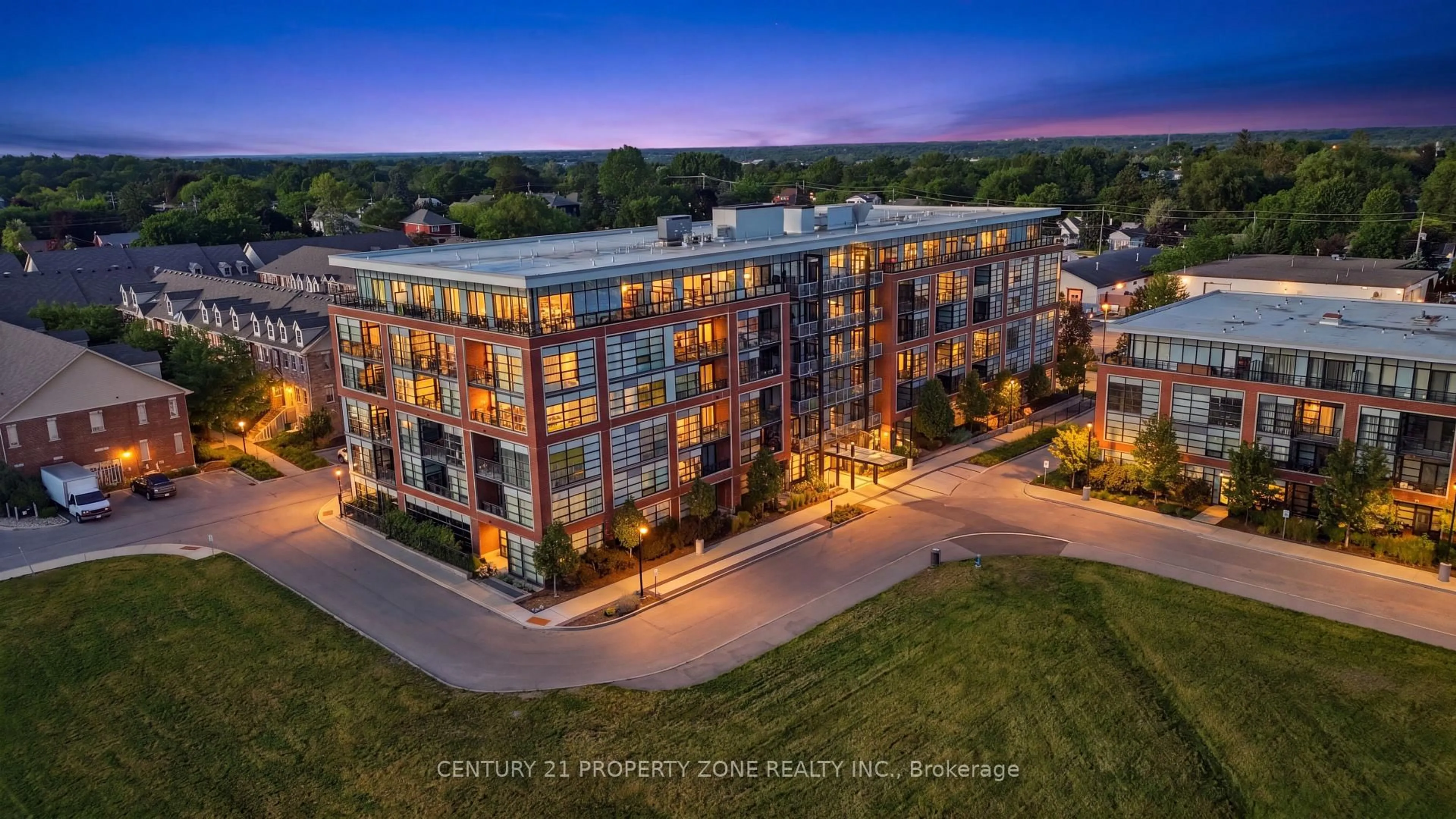 A pic from outside/outdoor area/front of a property/back of a property/a pic from drone, building for 15 Prince Albert Blvd #516, Kitchener Ontario N2H 0C2