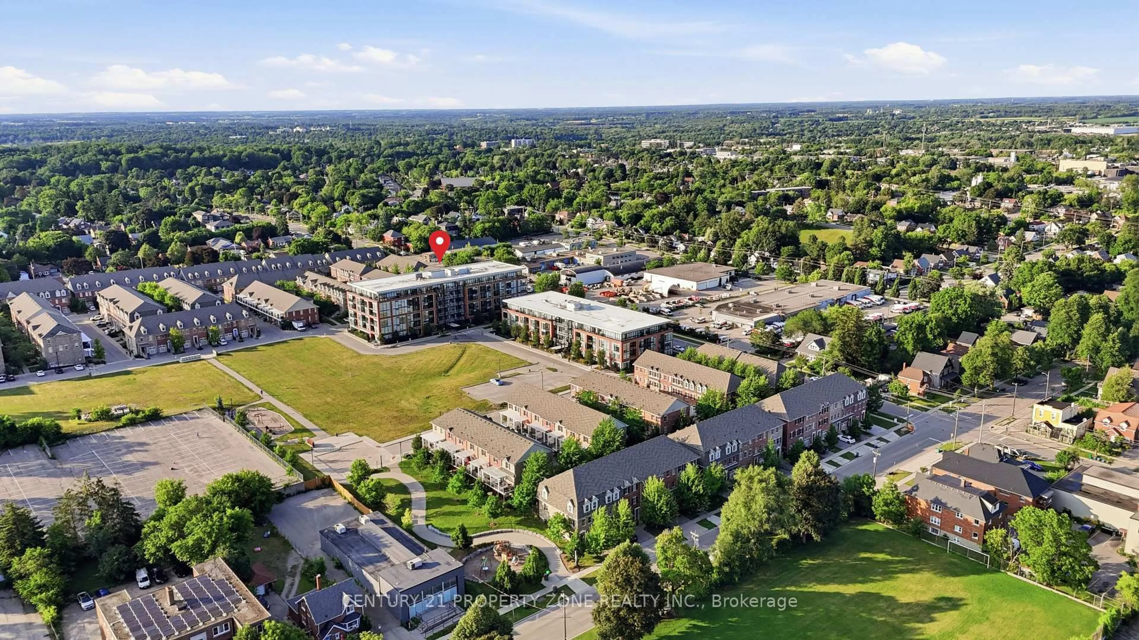 A pic from outside/outdoor area/front of a property/back of a property/a pic from drone, building for 15 Prince Albert Blvd #516, Kitchener Ontario N2H 0C2