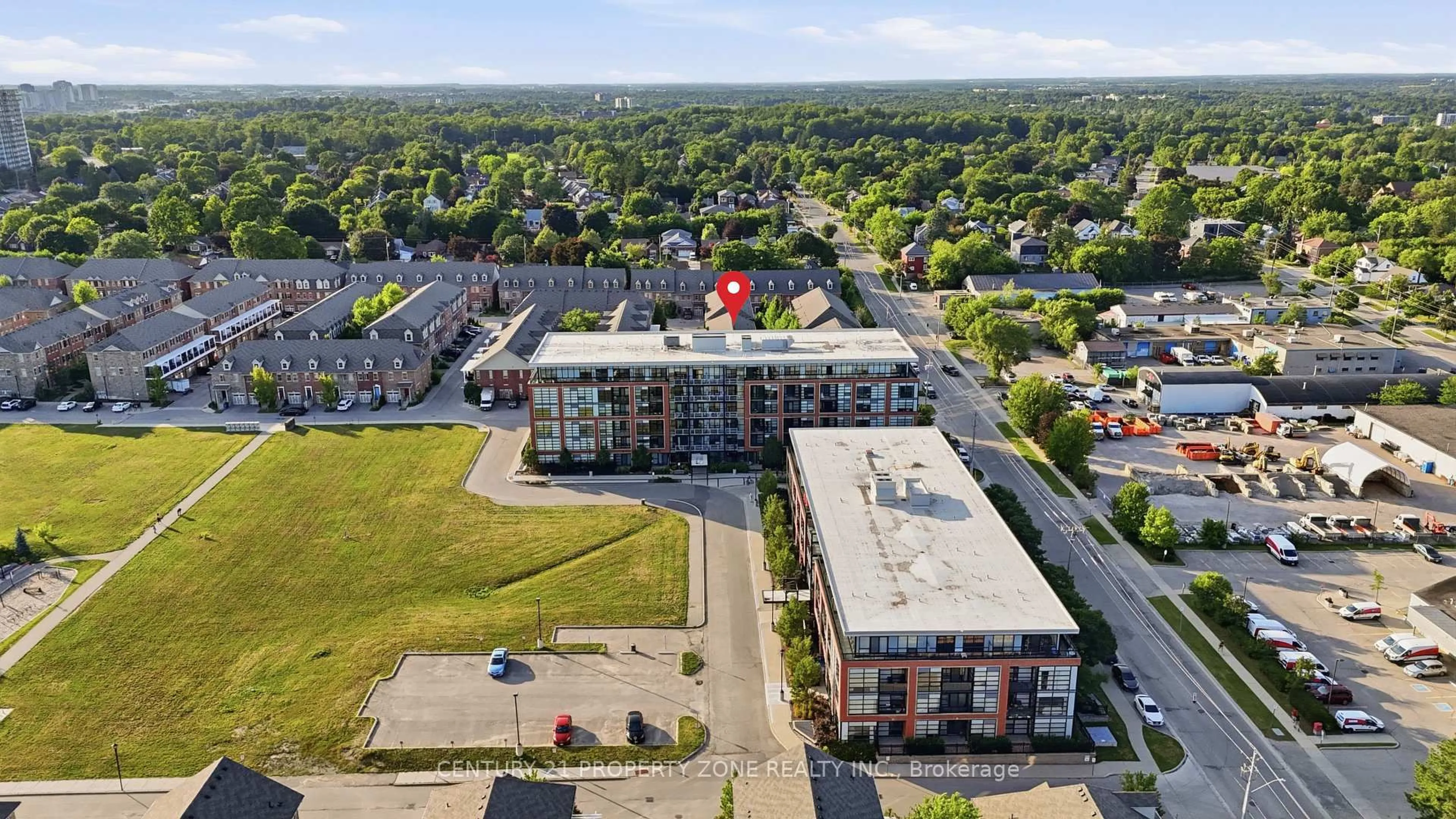 A pic from outside/outdoor area/front of a property/back of a property/a pic from drone, building for 15 Prince Albert Blvd #516, Kitchener Ontario N2H 0C2