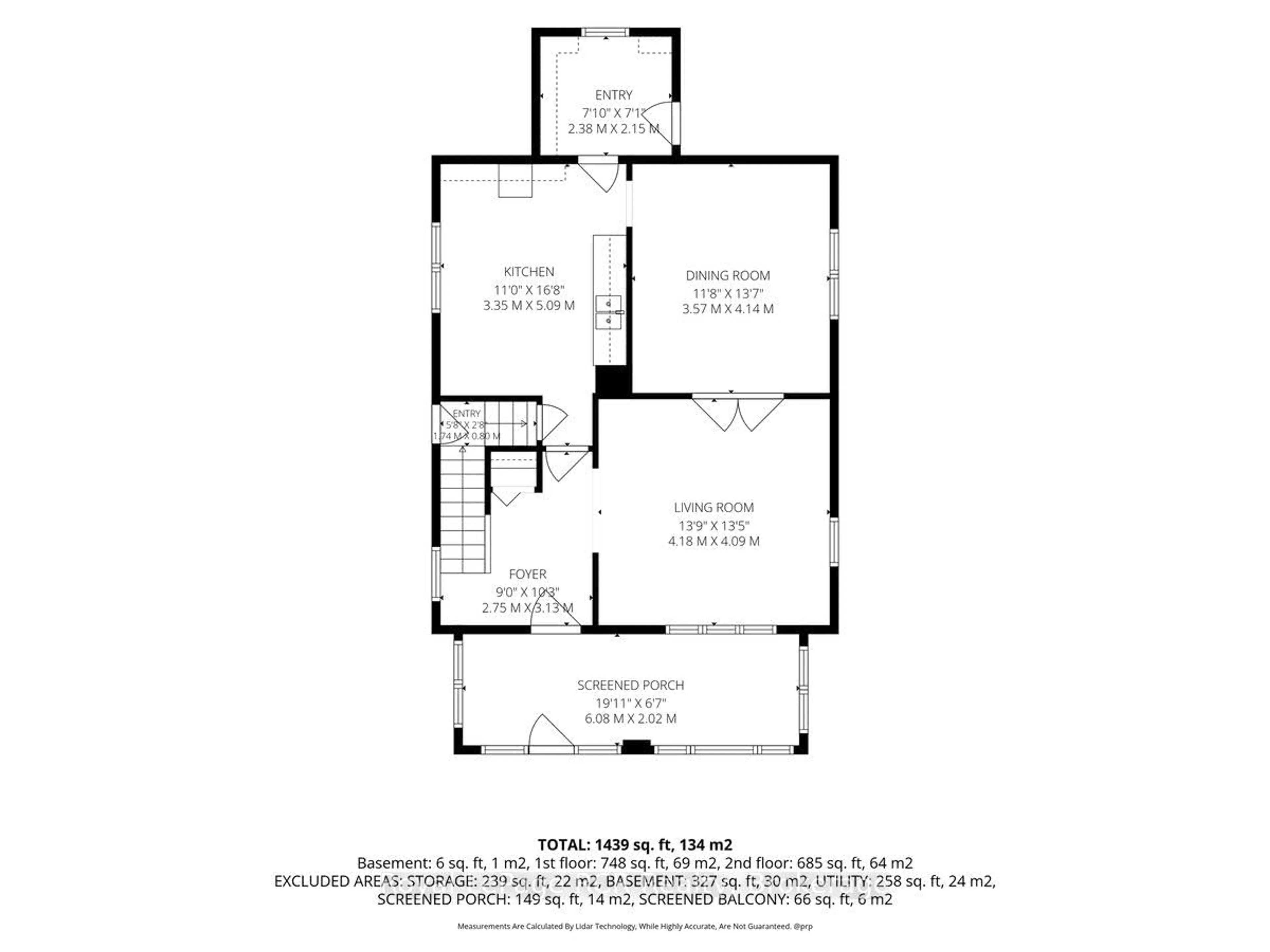 Floor plan for 144 Davidson Ave, North Perth Ontario N4W 2J6
