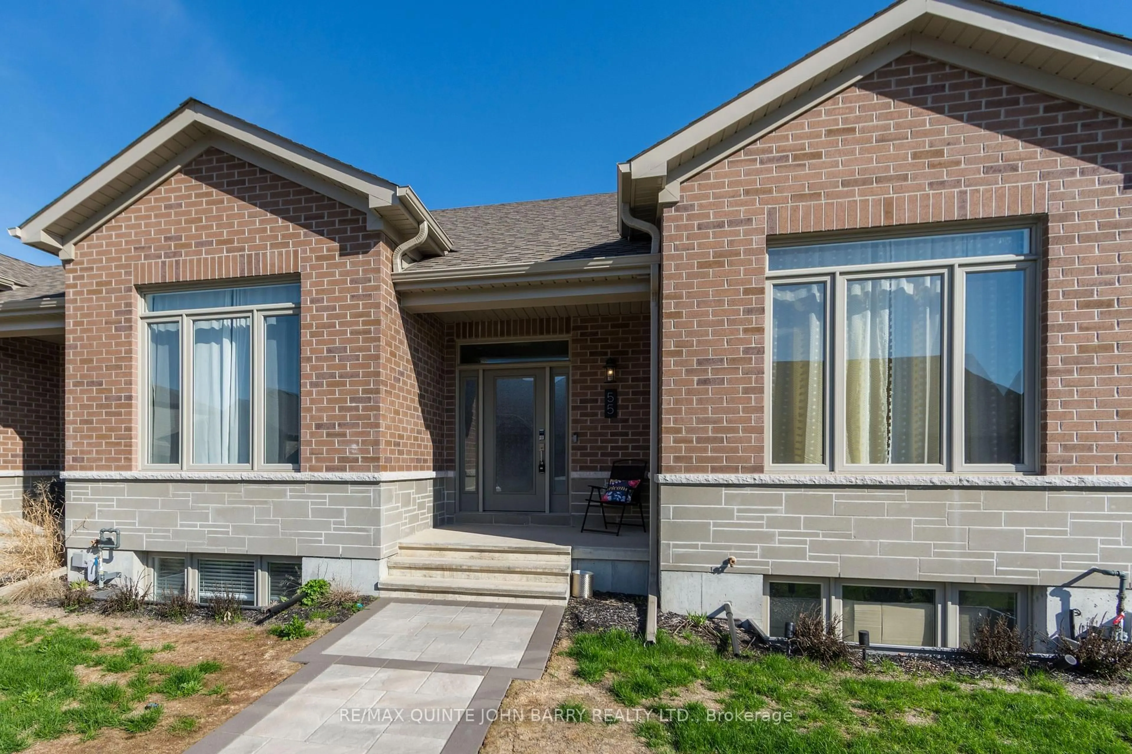 Home with brick exterior material, street for 55 Athabaska Dr, Belleville Ontario K8N 0T1