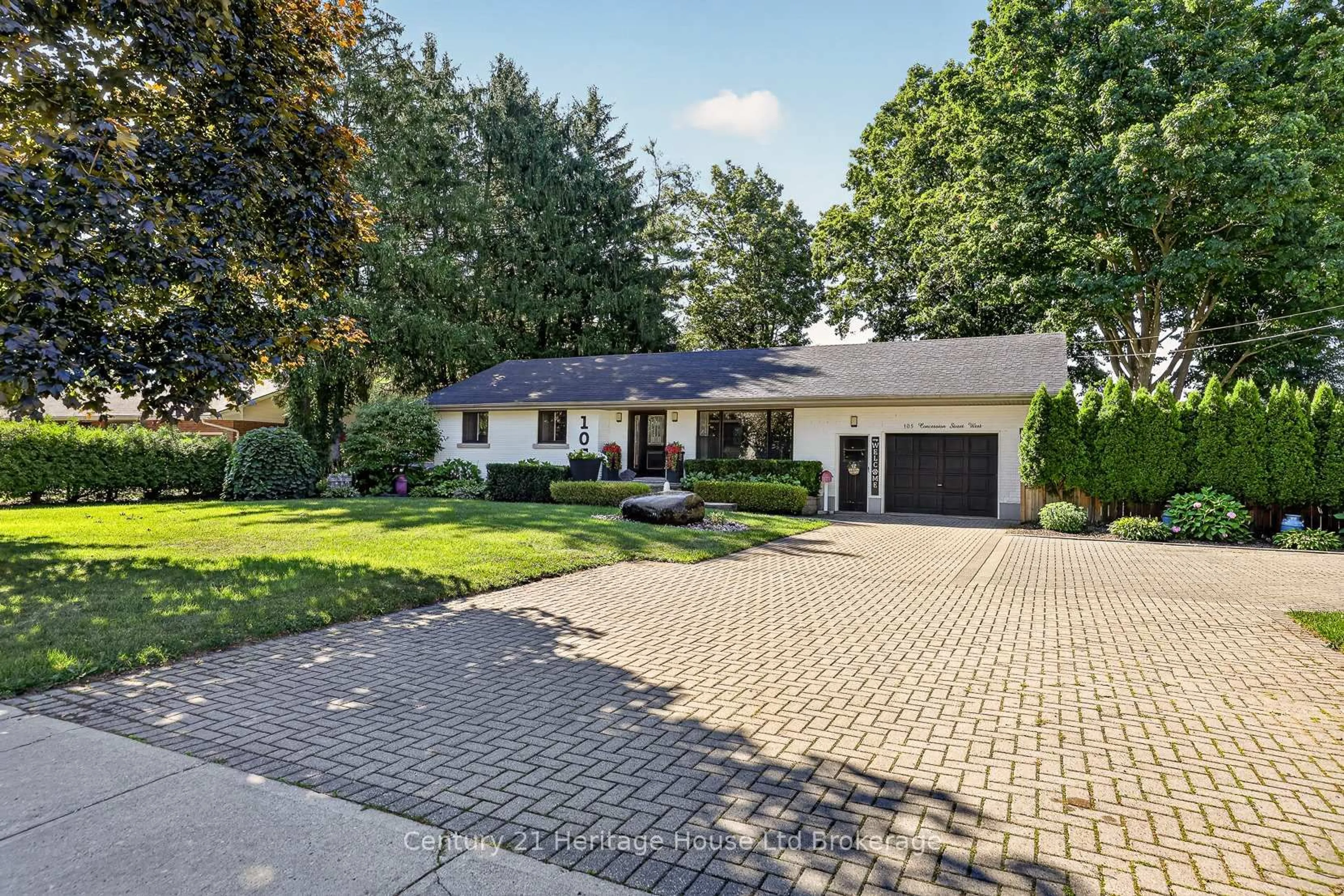 Home with brick exterior material, street for 105 Concession St, Tillsonburg Ontario N4G 1R8