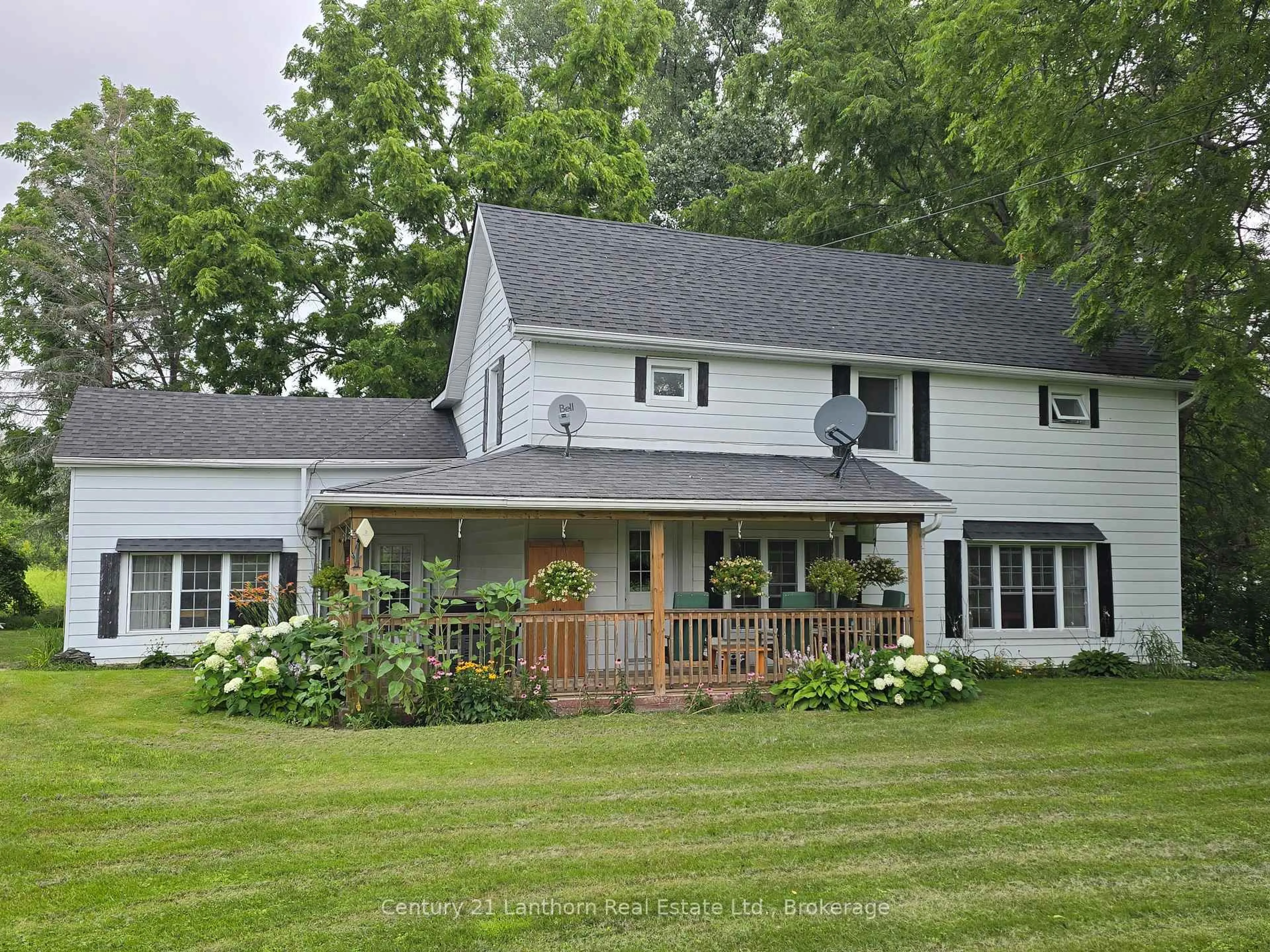 Home with vinyl exterior material, street for 448 Harrington Rd, Hastings Ontario K0K 2C0