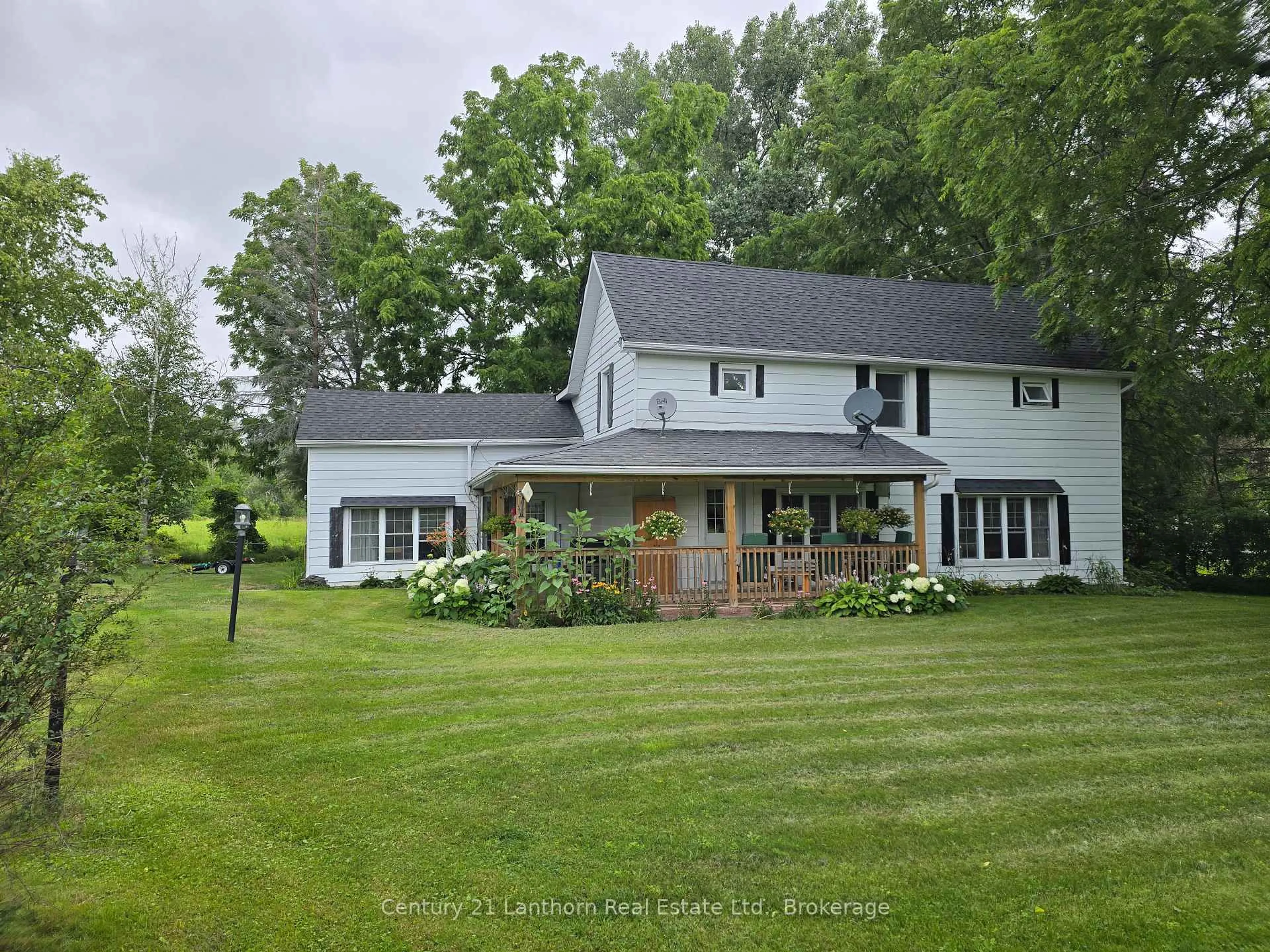 A pic from outside/outdoor area/front of a property/back of a property/a pic from drone, unknown for 448 Harrington Rd, Hastings Ontario K0K 2C0