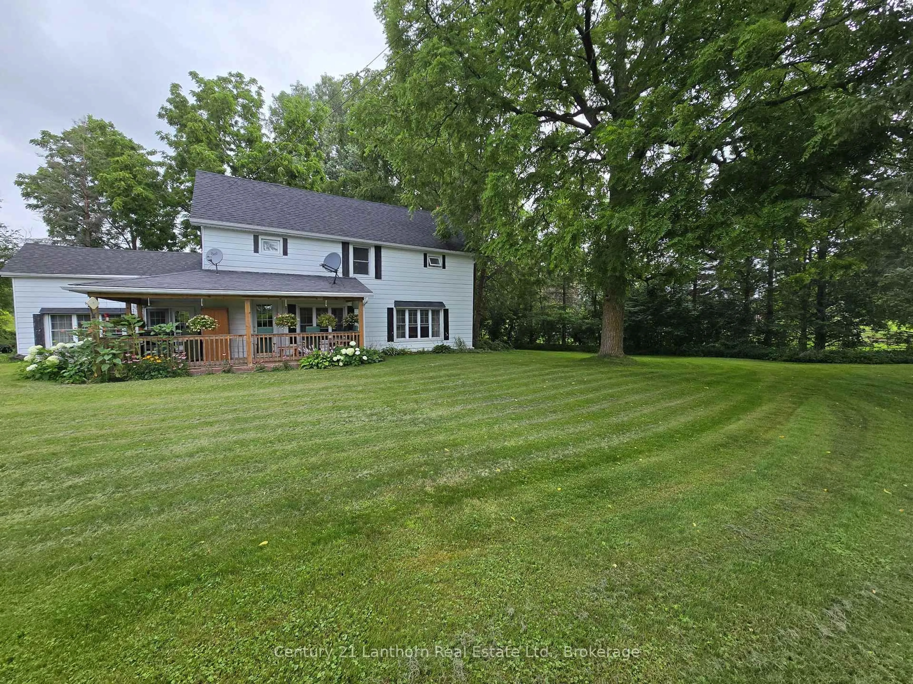 A pic from outside/outdoor area/front of a property/back of a property/a pic from drone, unknown for 448 Harrington Rd, Hastings Ontario K0K 2C0