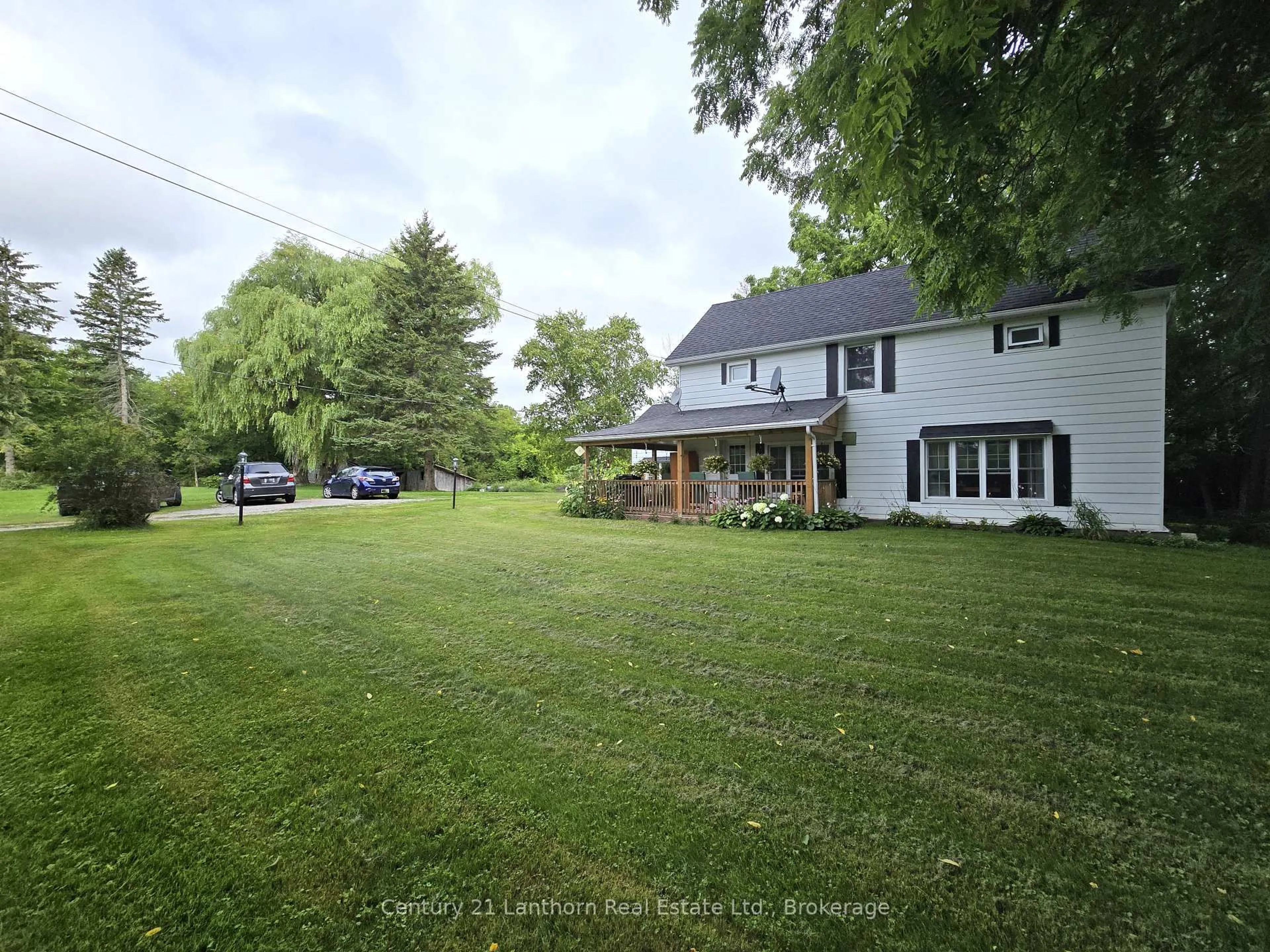 A pic from outside/outdoor area/front of a property/back of a property/a pic from drone, unknown for 448 Harrington Rd, Hastings Ontario K0K 2C0