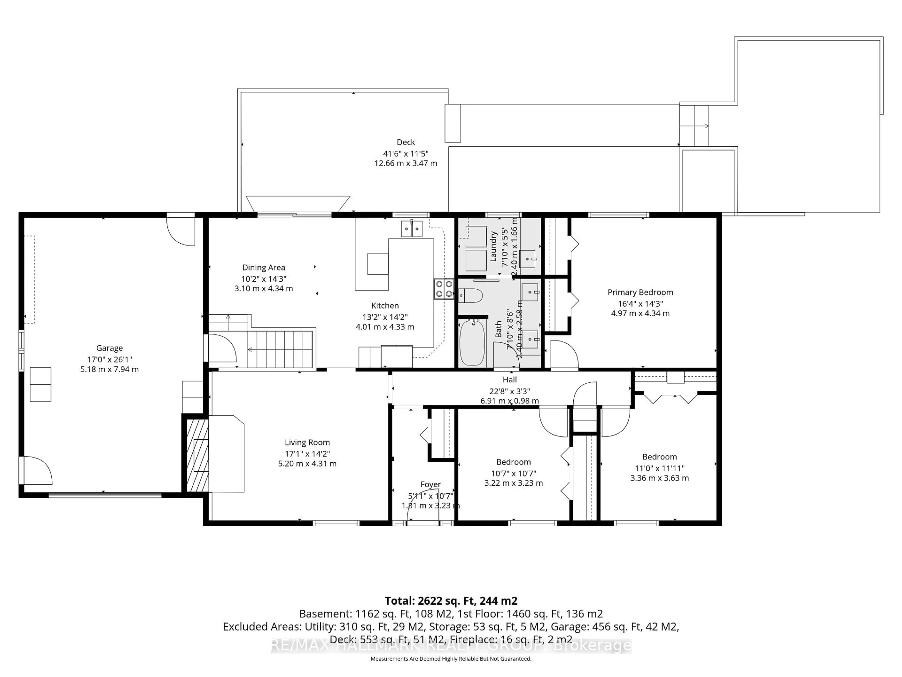 Floor plan for 24 Bergevin St, The Nation Ontario K0C 2B0
