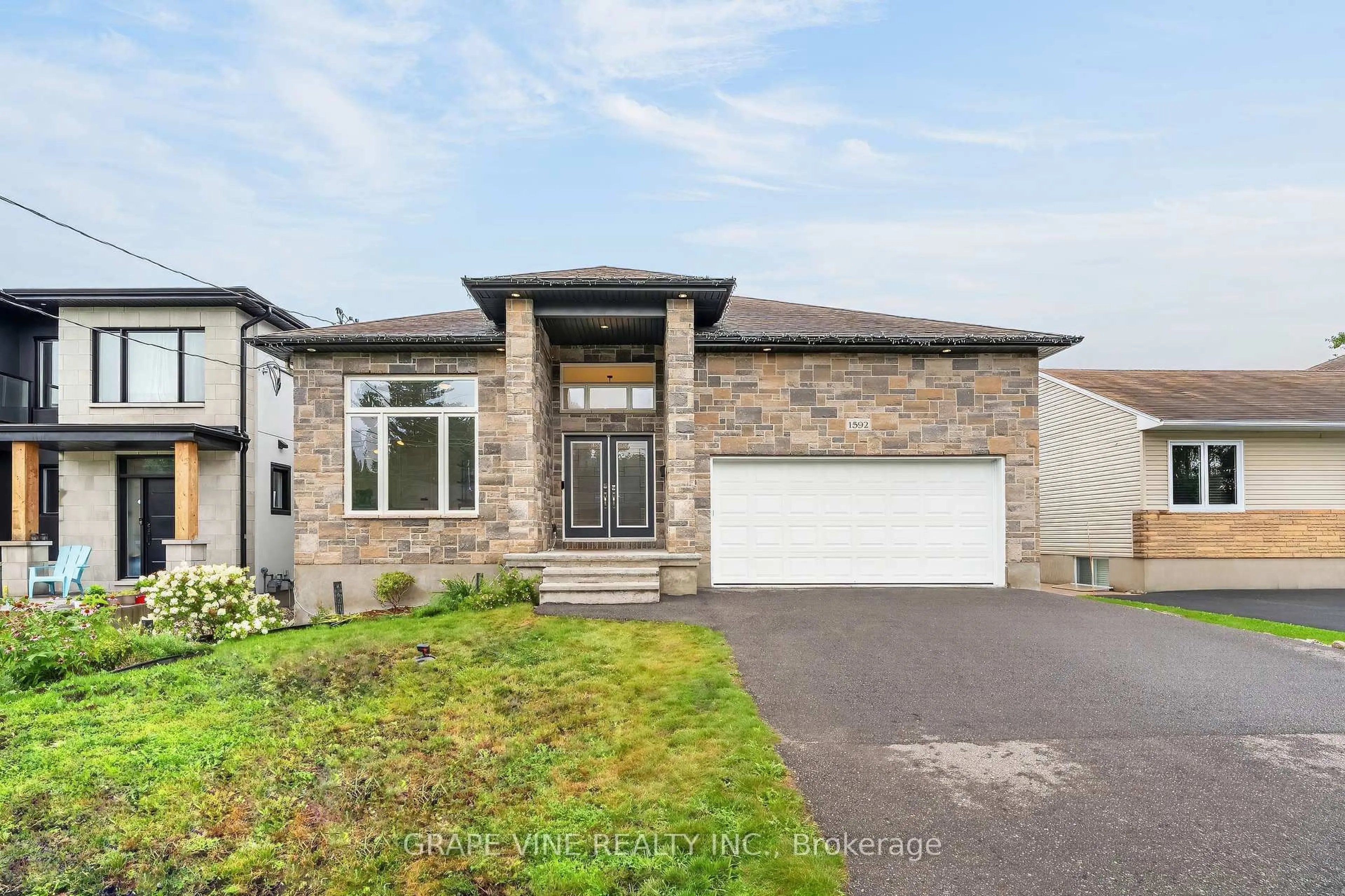 Home with brick exterior material, street for 1592 Rosebella Ave, Ottawa Ontario K1T 1G1