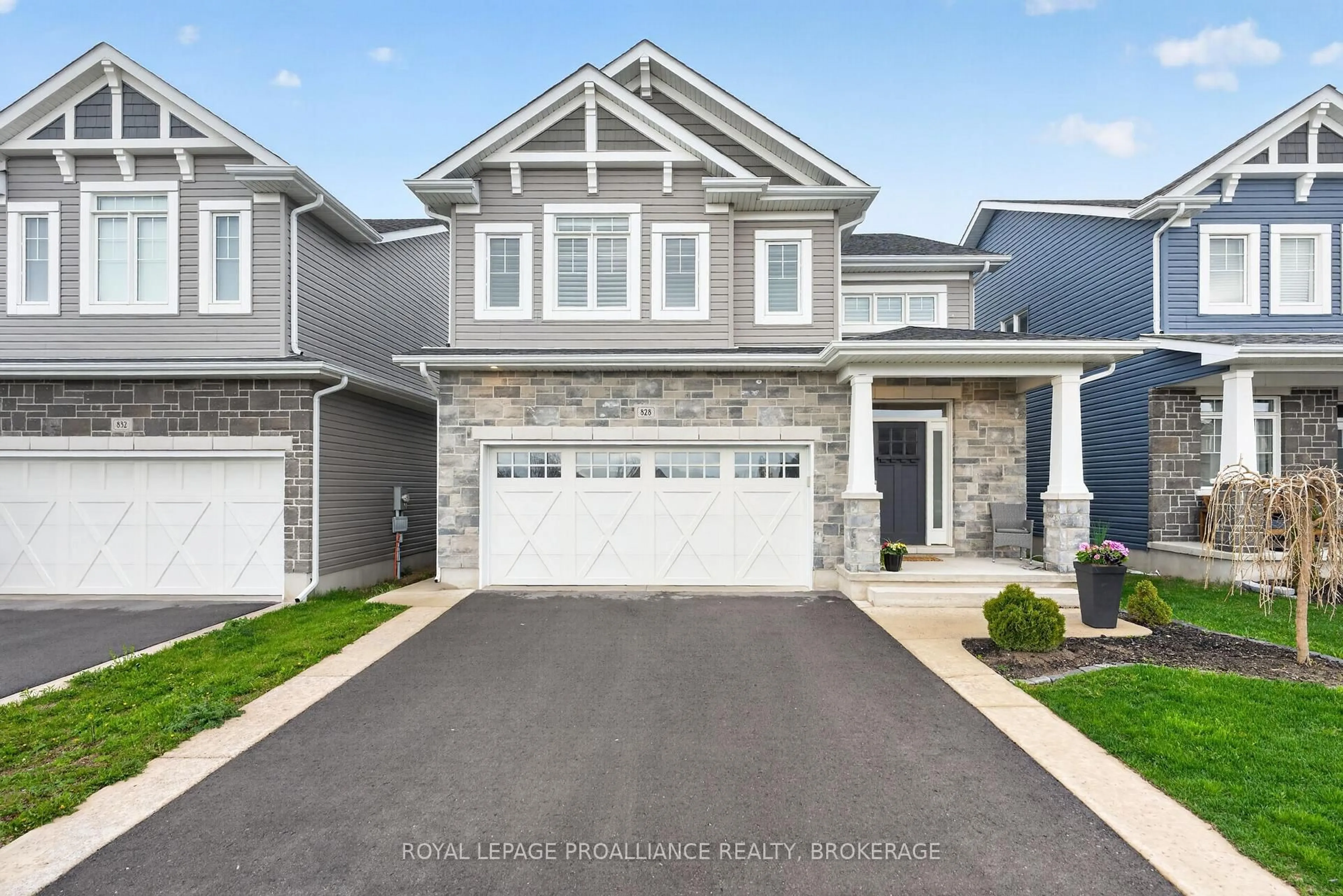 Home with vinyl exterior material, street for 828 Celeste Dr, Kingston Ontario K7P 0P6