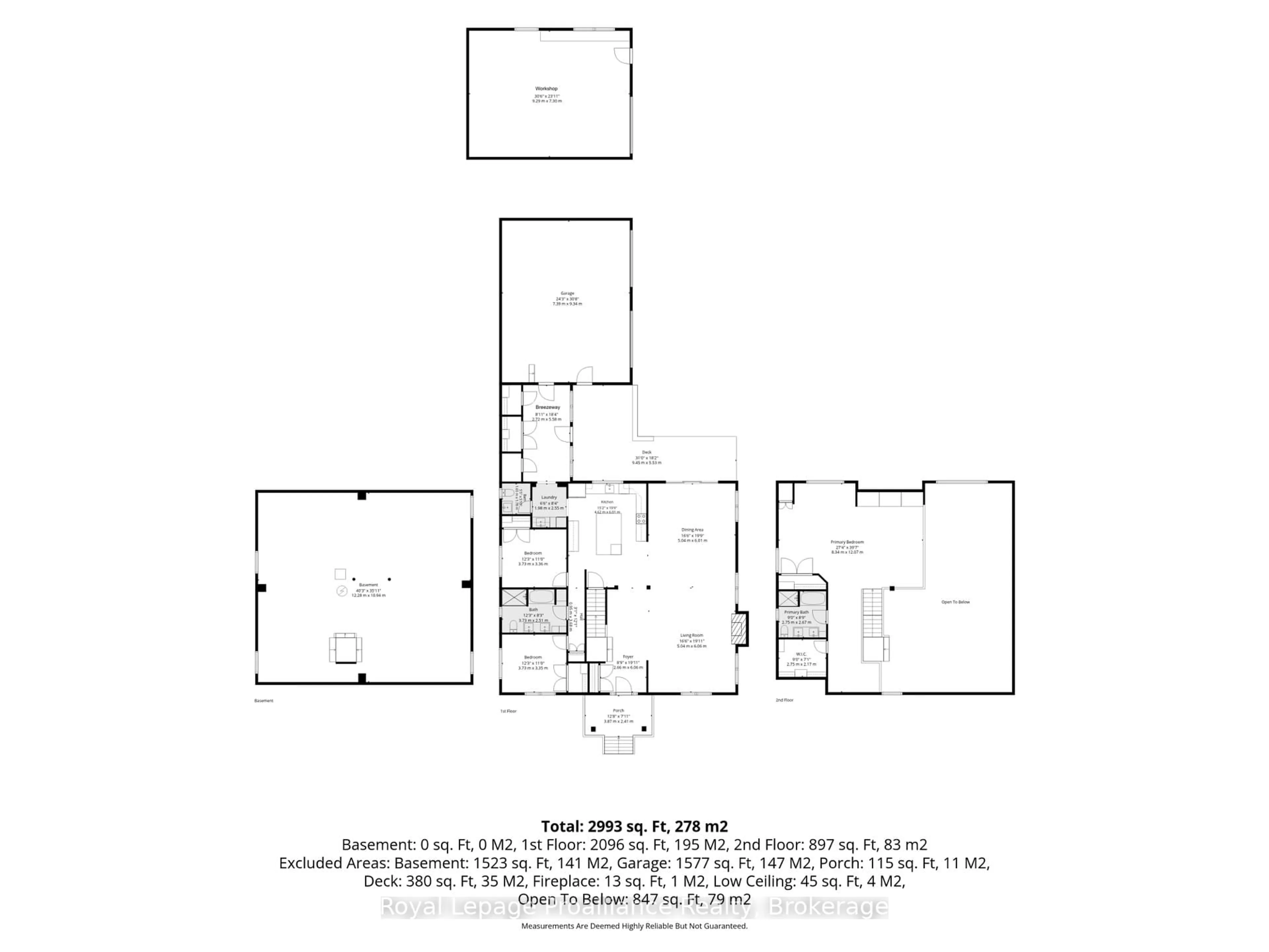 Floor plan for 3889 Burnham St, Hamilton Township Ontario K9A 4J9
