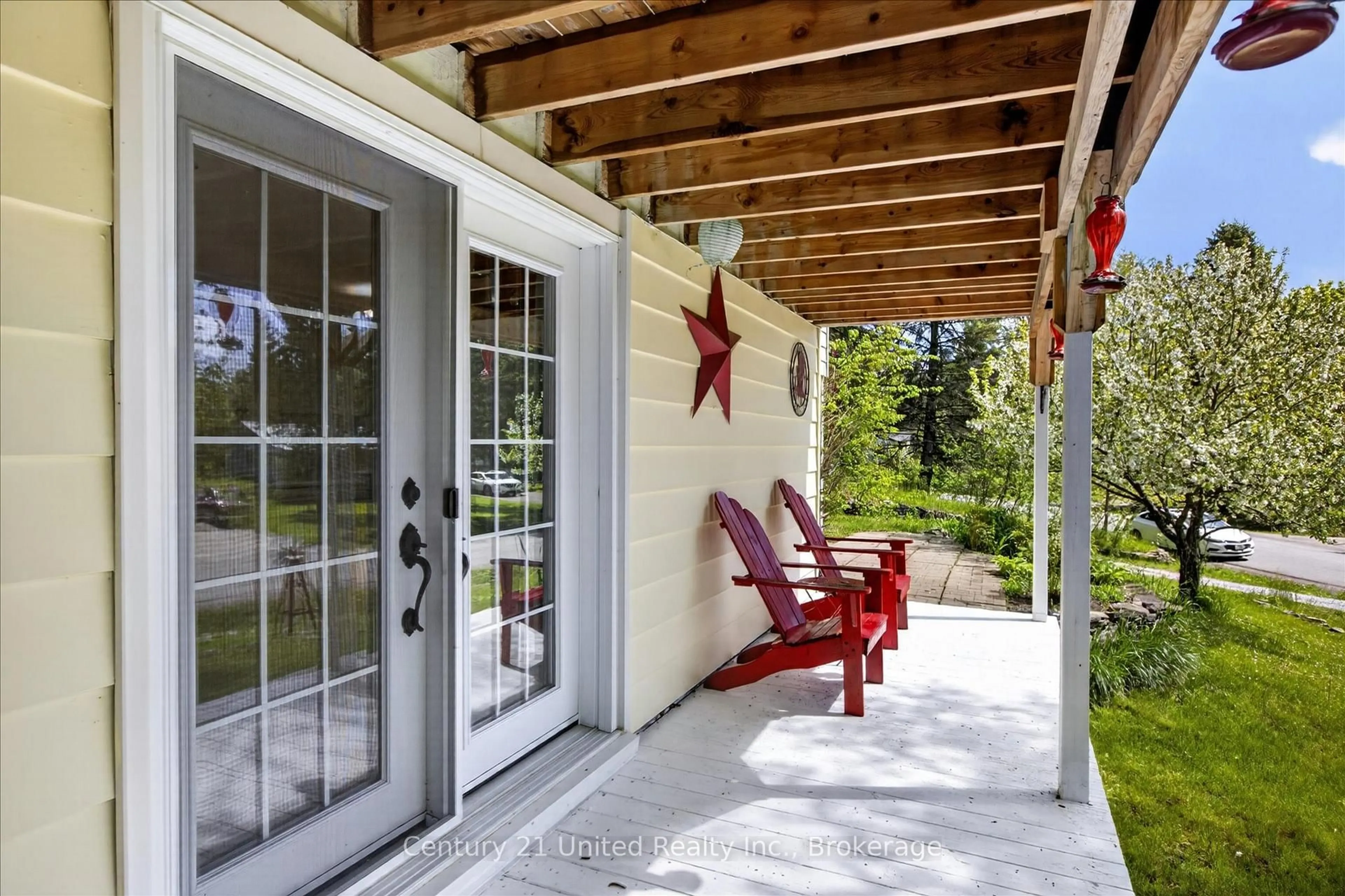 Patio, street for 216 Alpine Lake Rd, Trent Lakes Ontario K0M 1A0