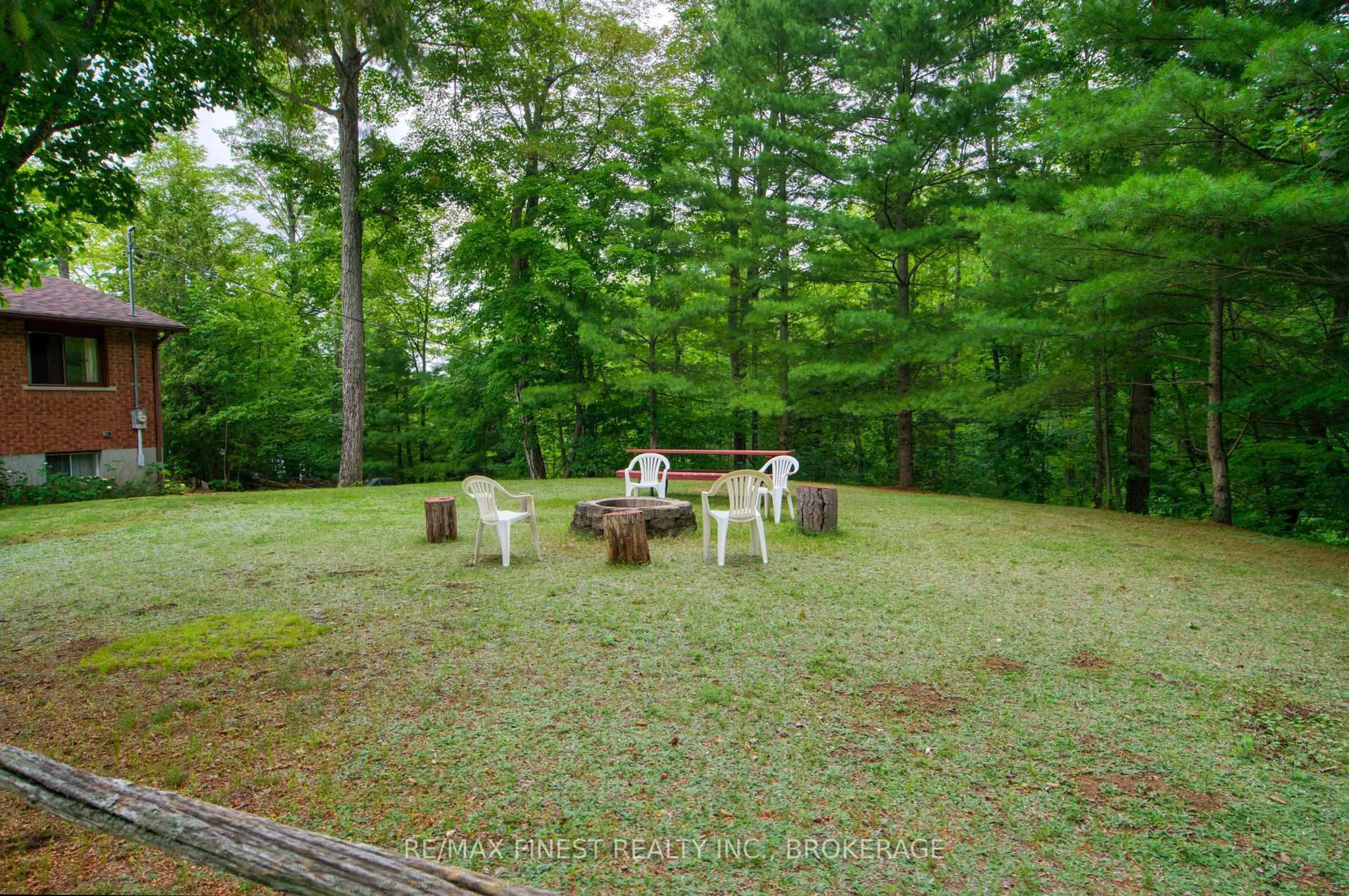 Patio, forest/trees view for 1263A Shibley Rd, Sharbot Lake Ontario K0H 2P0