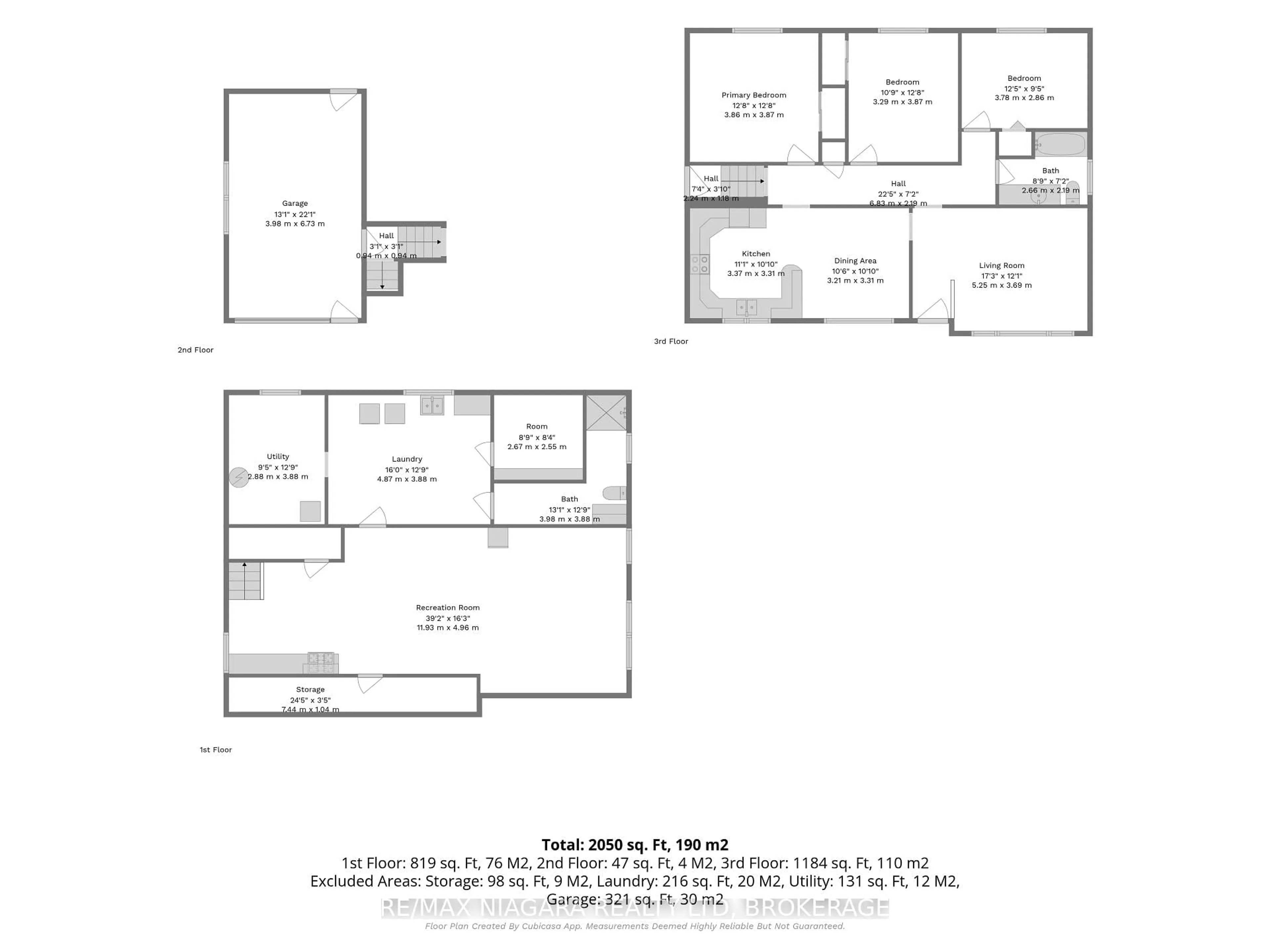 Floor plan for 167 Wellington St, Port Colborne Ontario L3K 2K1