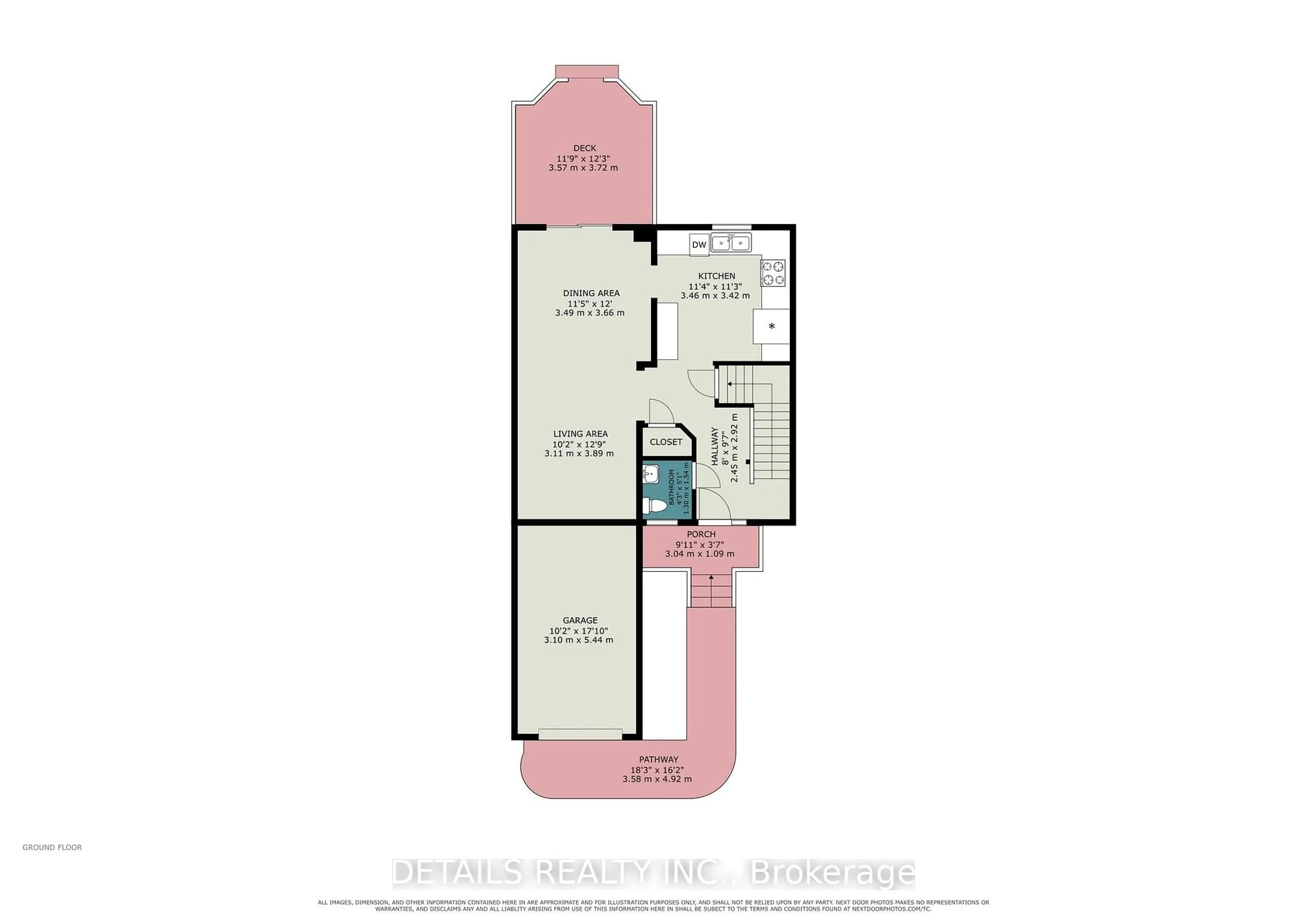 Floor plan for 7 Isabella St, Perth Ontario K7H 3H3