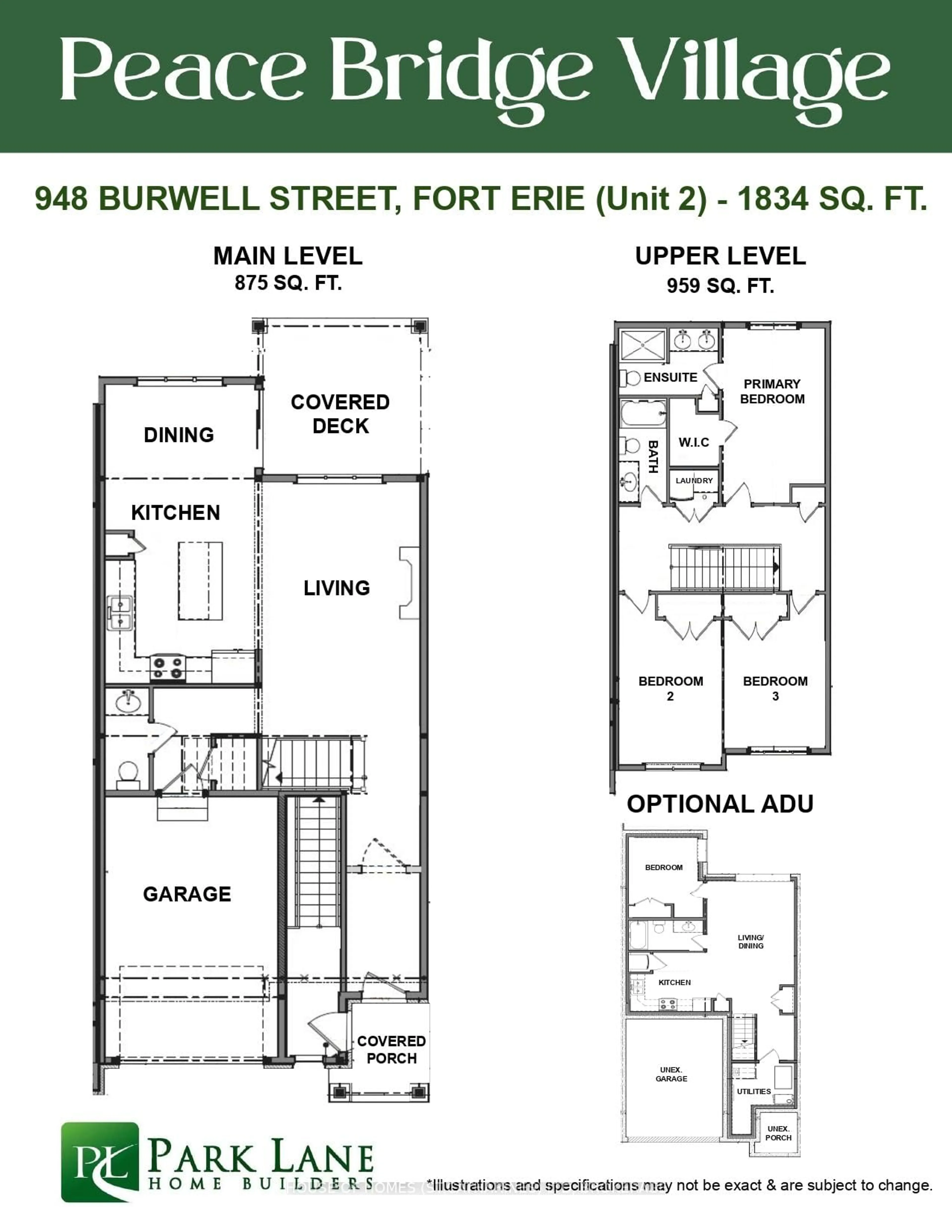 Floor plan for 948 BURWELL St, Fort Erie Ontario L2A 0E9