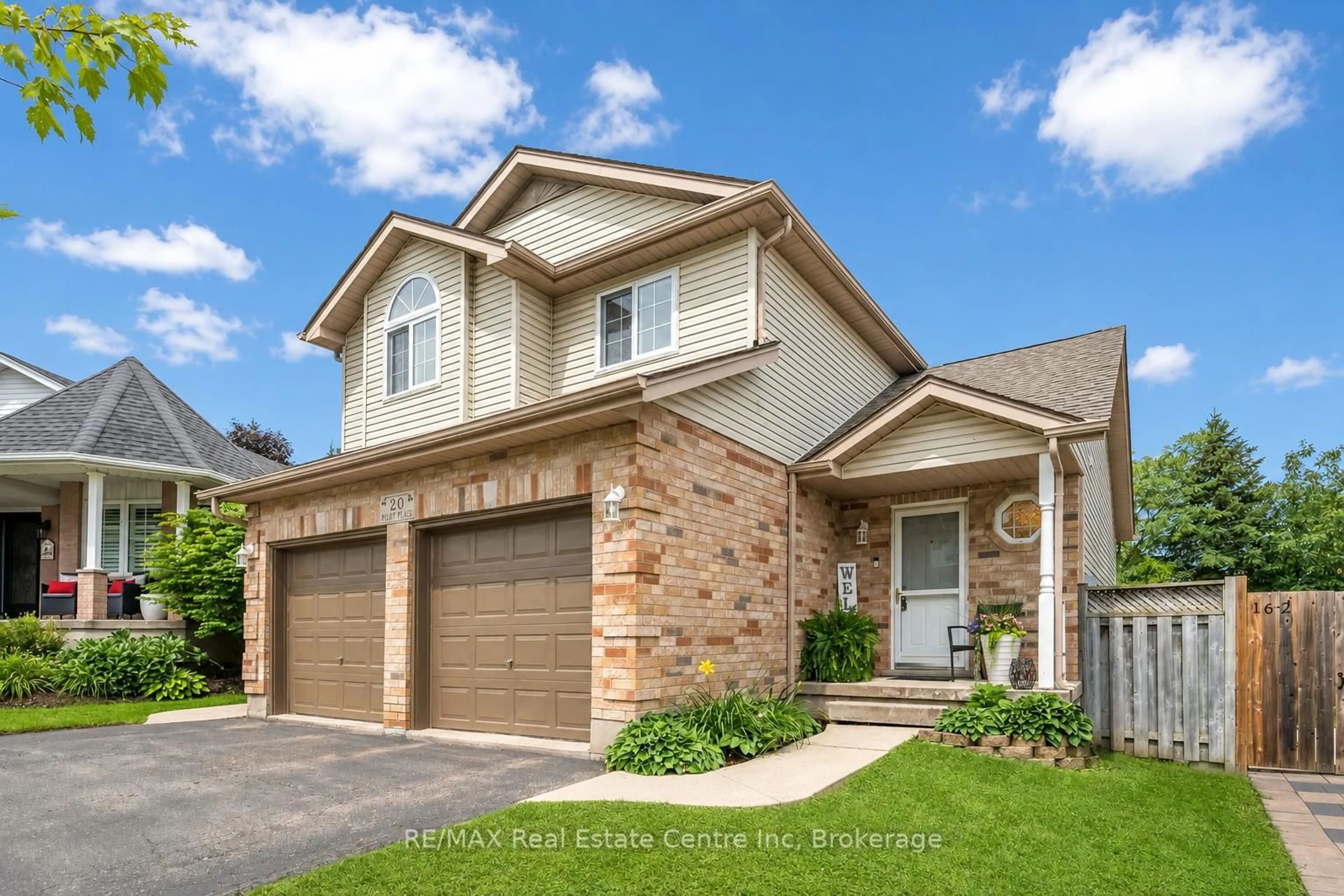 Home with brick exterior material, street for 20 PRATT Pl, Cambridge Ontario N3C 4C8