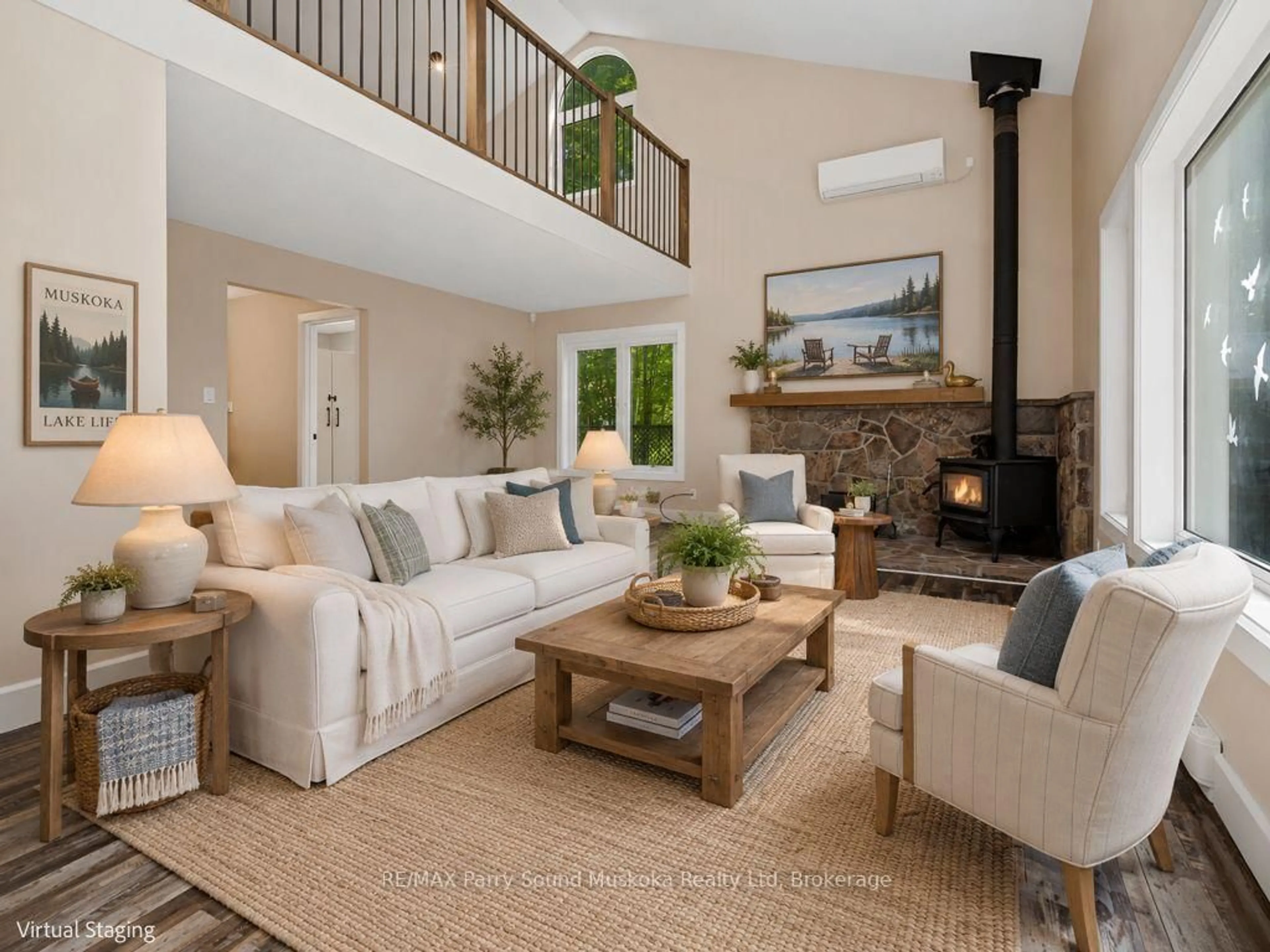 Living room with furniture, unknown for 15 Victoria St, Seguin Ontario P0C 1J0