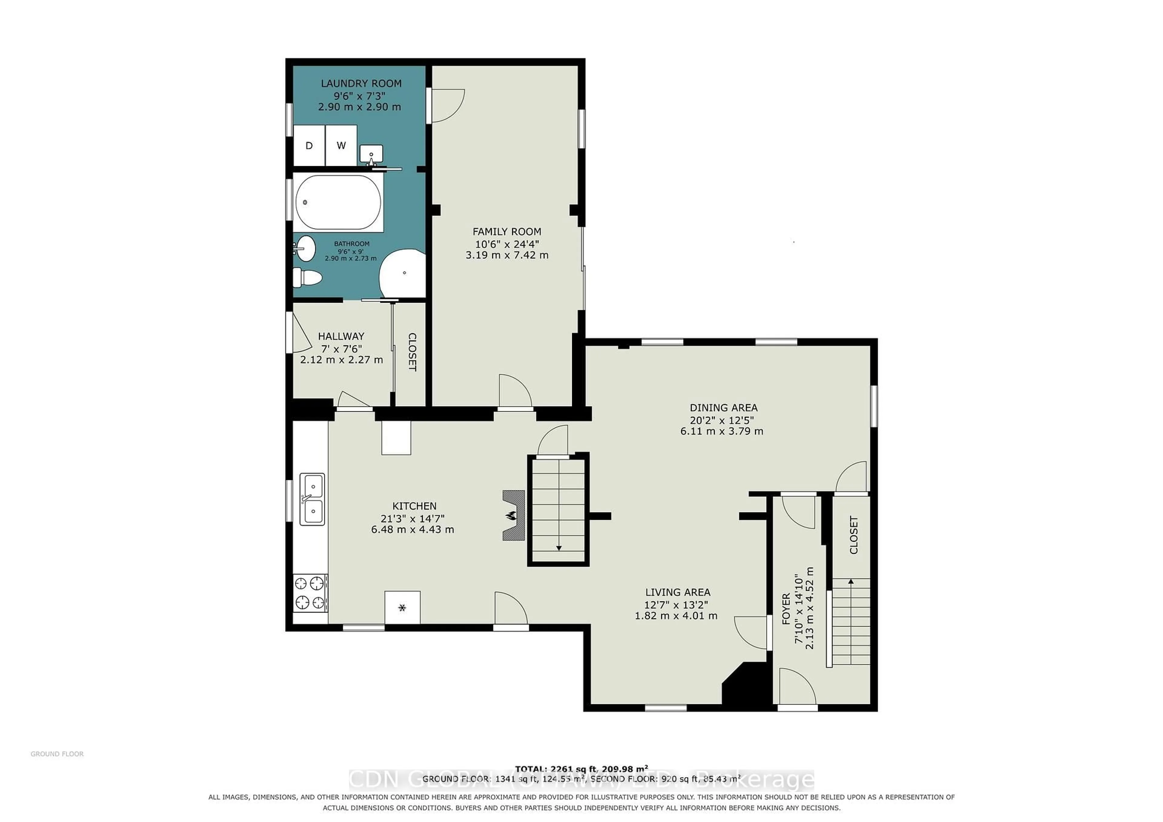 Floor plan for 1495 York's Corners Rd, Ottawa Ontario K0A 1V0