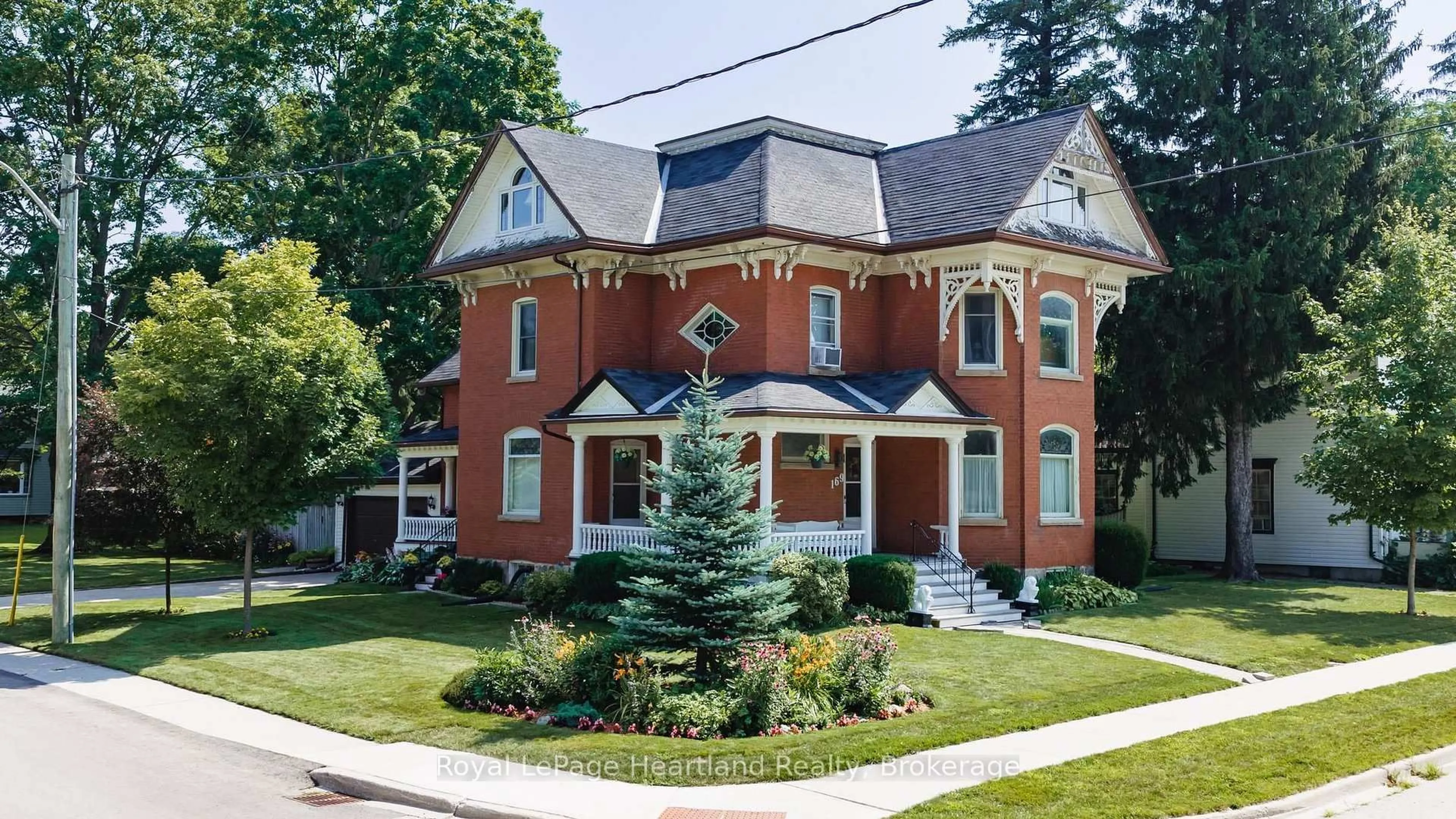 Home with brick exterior material, street for 169 Ontario St, Central Huron Ontario N0M 1L0