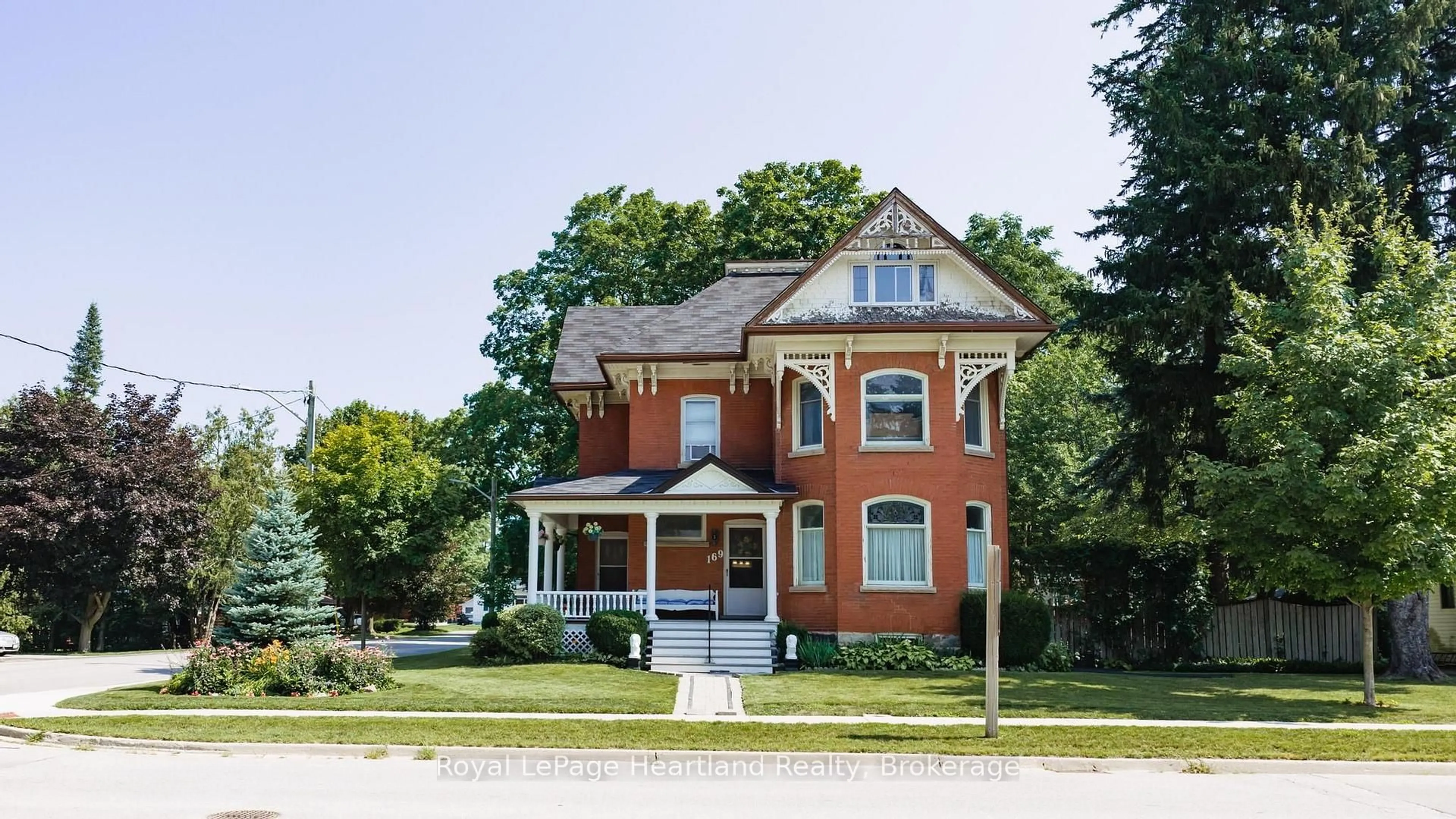 Home with brick exterior material, street for 169 Ontario St, Central Huron Ontario N0M 1L0