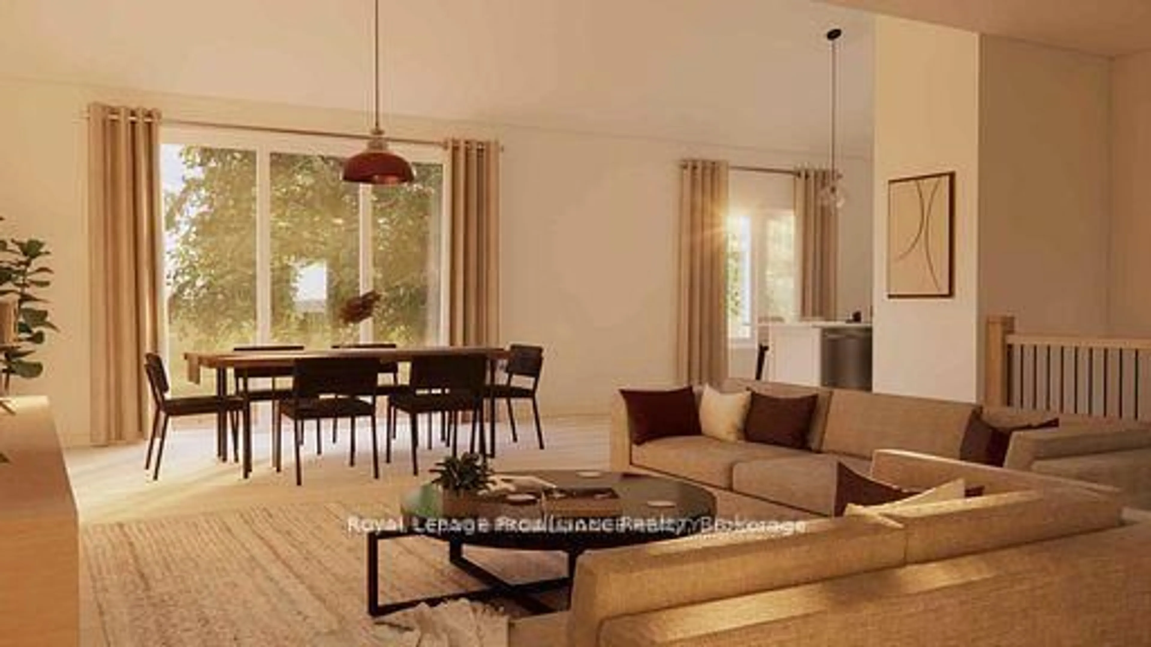 Living room with furniture, wood/laminate floor for Lot 3 Vista View Dr, Alnwick/Haldimand Ontario K0K 2G0