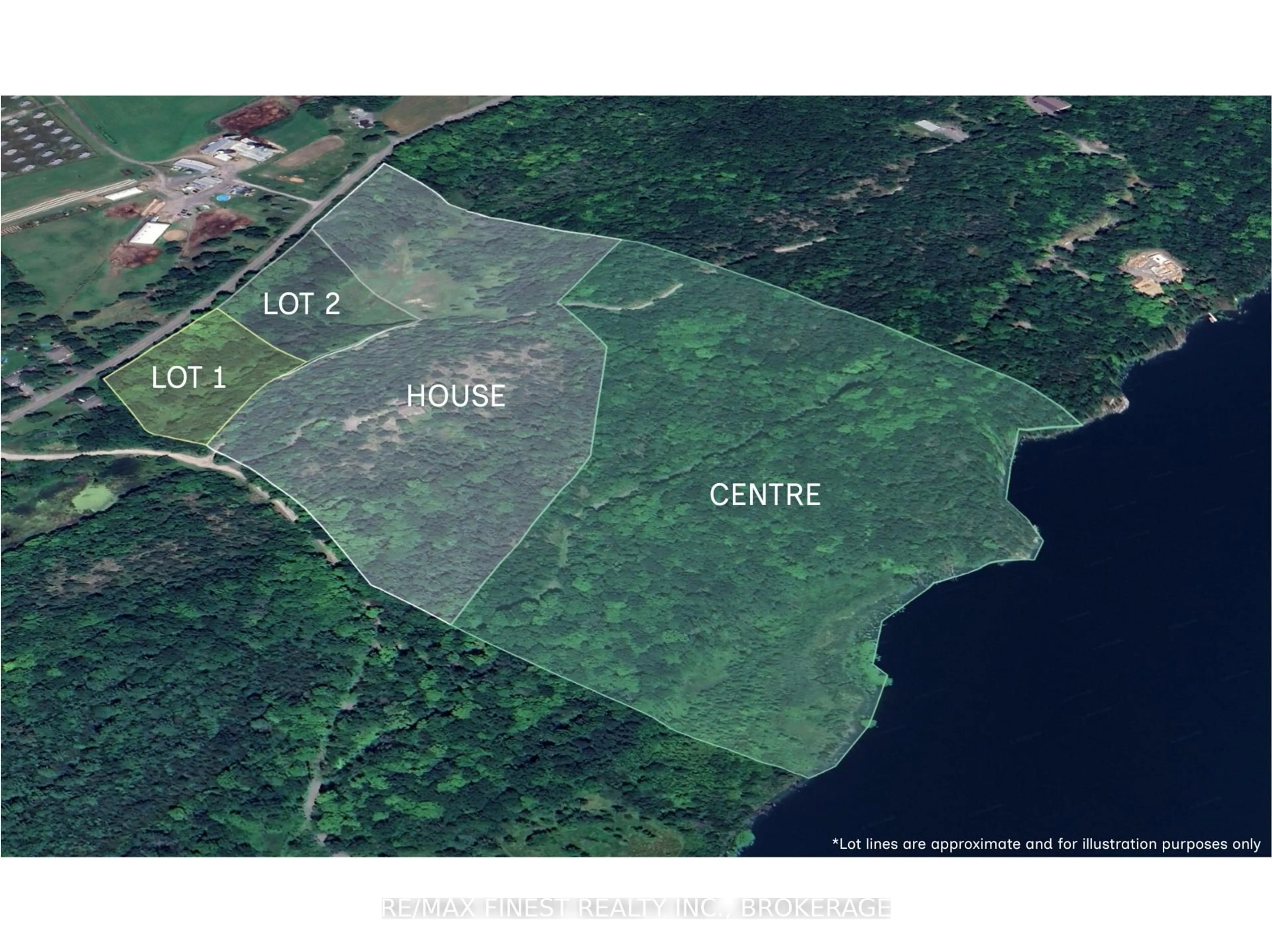 Picture of a map for 1035 Sweetfern Lane, Inverary Ontario K0H 1X0