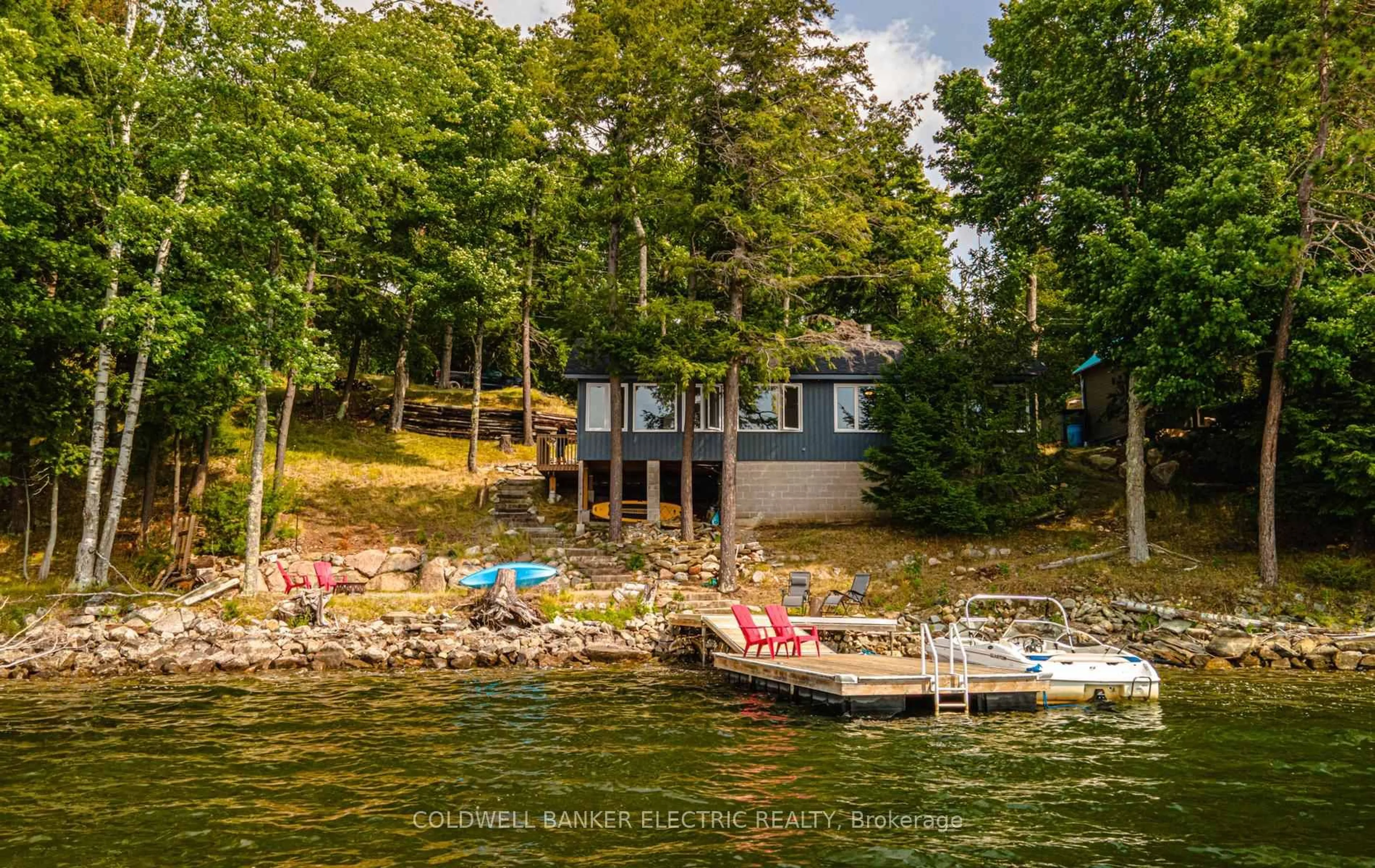 A pic from outside/outdoor area/front of a property/back of a property/a pic from drone, water/lake/river/ocean view for 254 Fire Route 89C, Havelock-Belmont-Methuen Ontario K0L 1A0