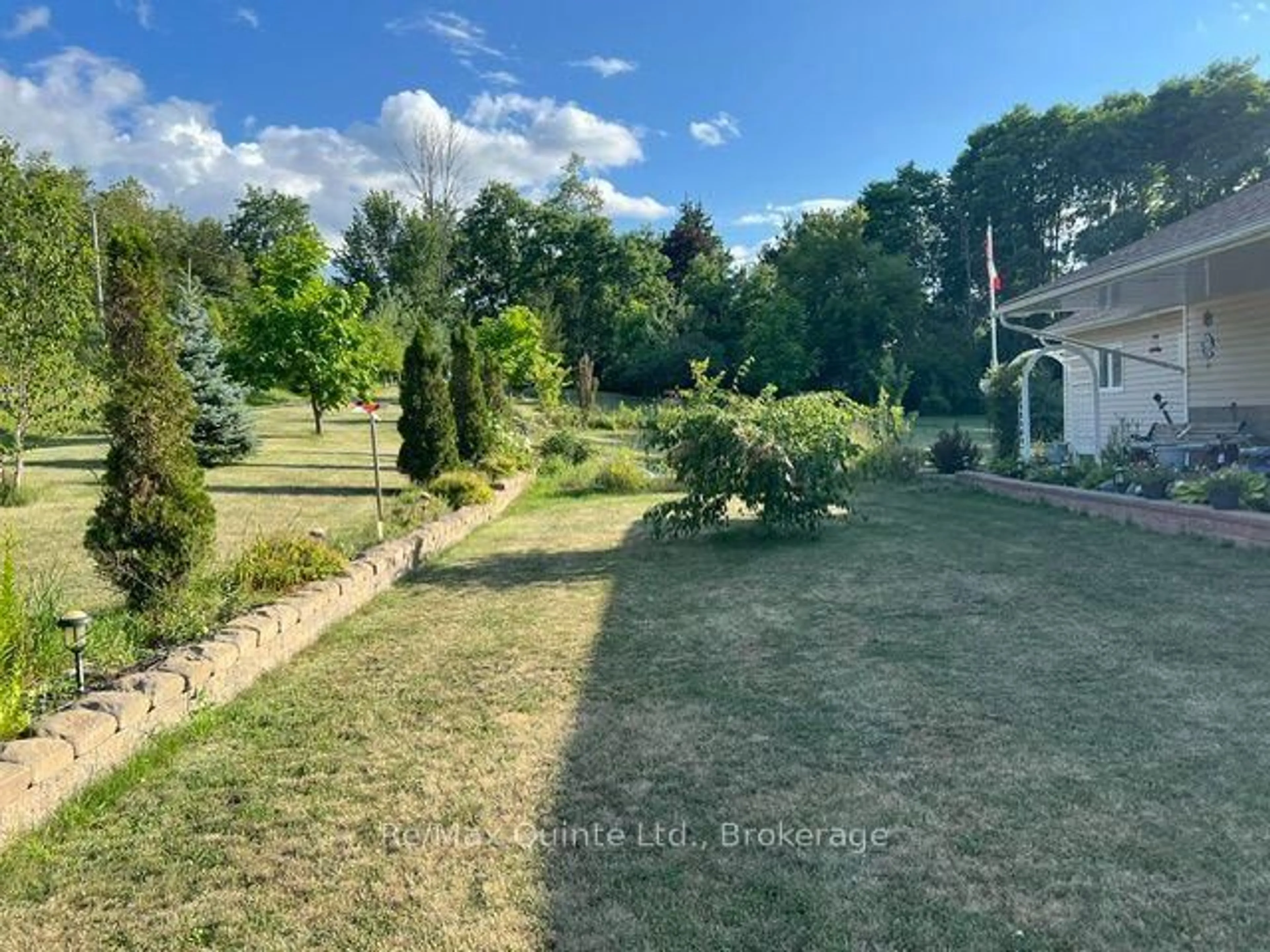 A pic from outside/outdoor area/front of a property/back of a property/a pic from drone, forest/trees view for 1874 Stockdale Rd, Hastings Ontario K0K 2C0