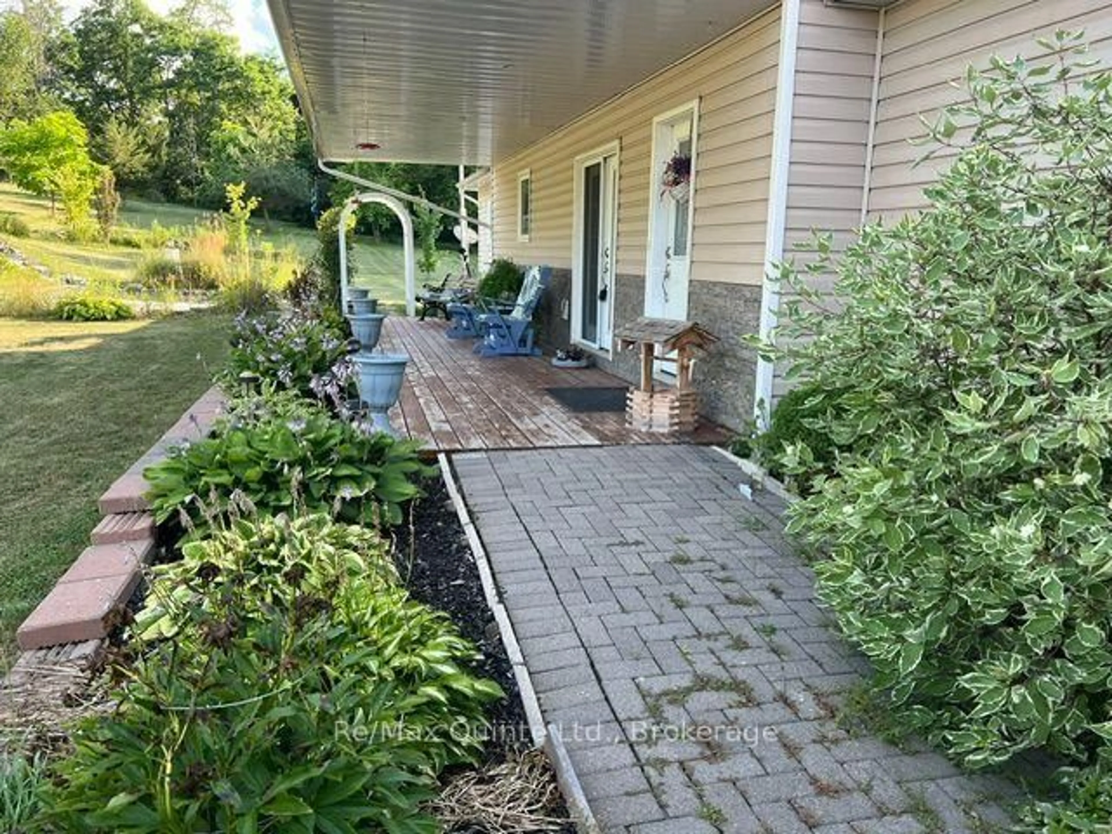Patio, water/lake/river/ocean view for 1874 Stockdale Rd, Hastings Ontario K0K 2C0
