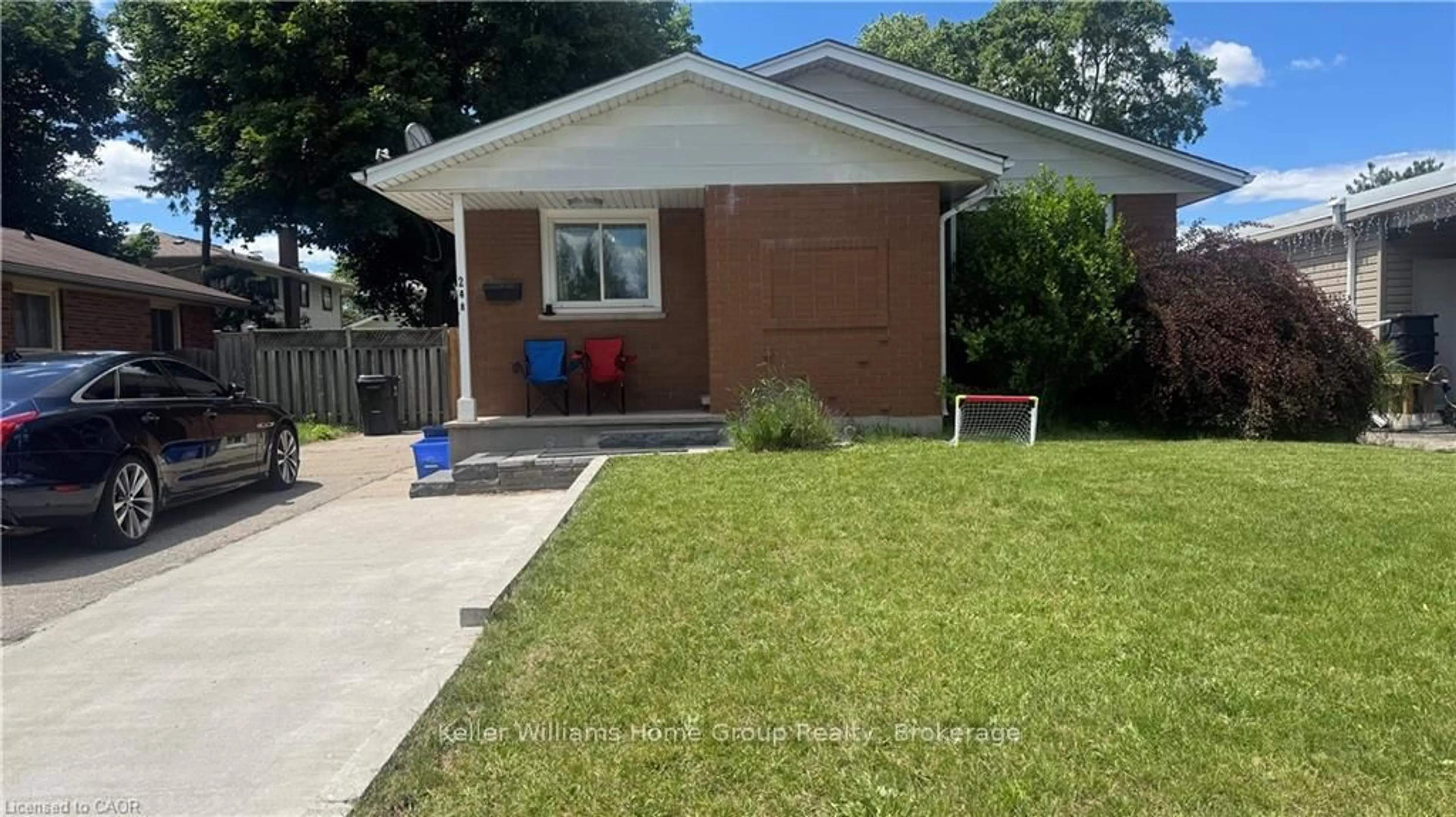 Home with vinyl exterior material, street for 248 Cyrus St, Cambridge Ontario N3H 1H3