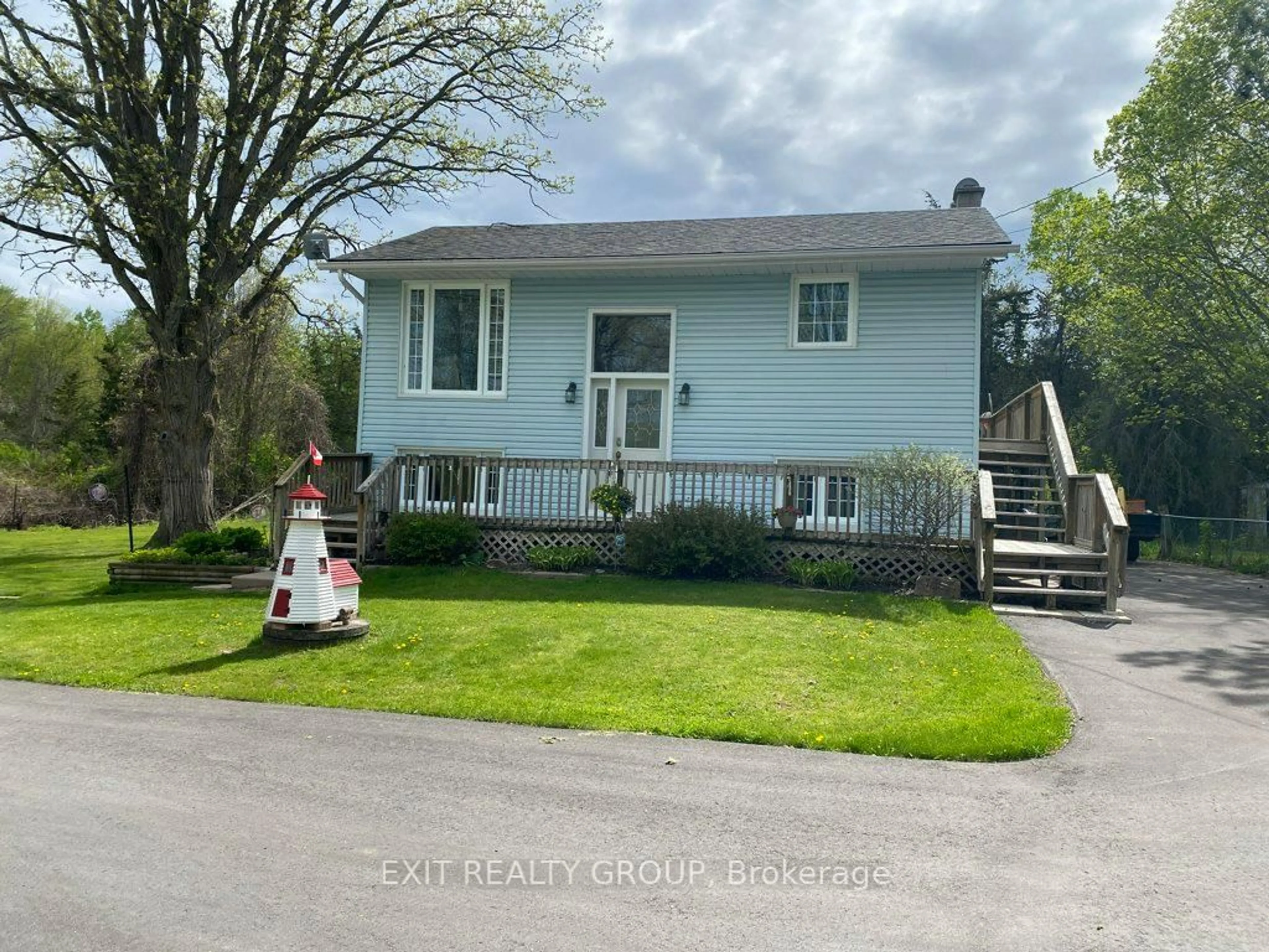 A pic from outside/outdoor area/front of a property/back of a property/a pic from drone, street for 87 Bernard Long Rd, Quinte West Ontario K8V 5P6