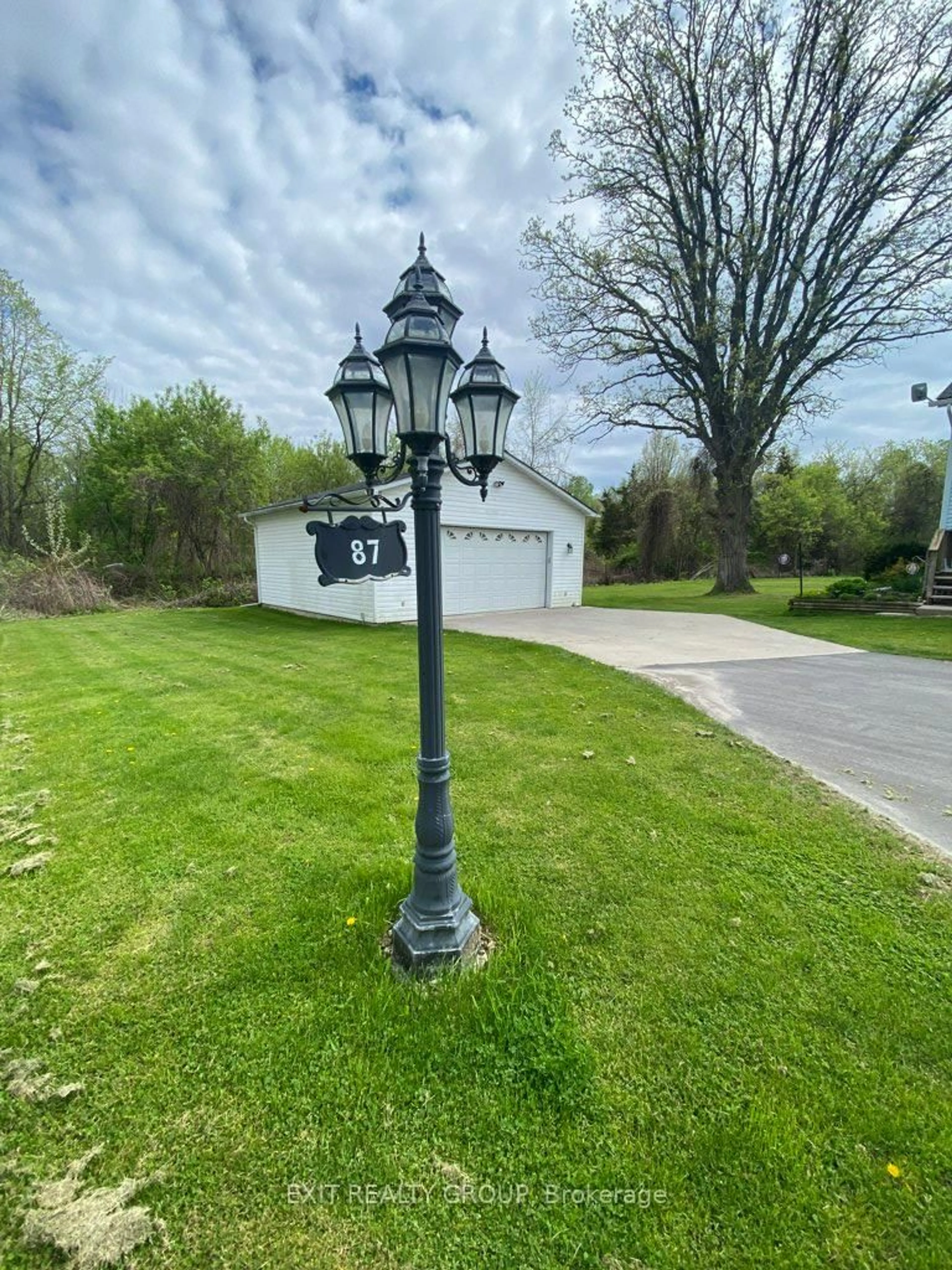 A pic from outside/outdoor area/front of a property/back of a property/a pic from drone, street for 87 Bernard Long Rd, Quinte West Ontario K8V 5P6