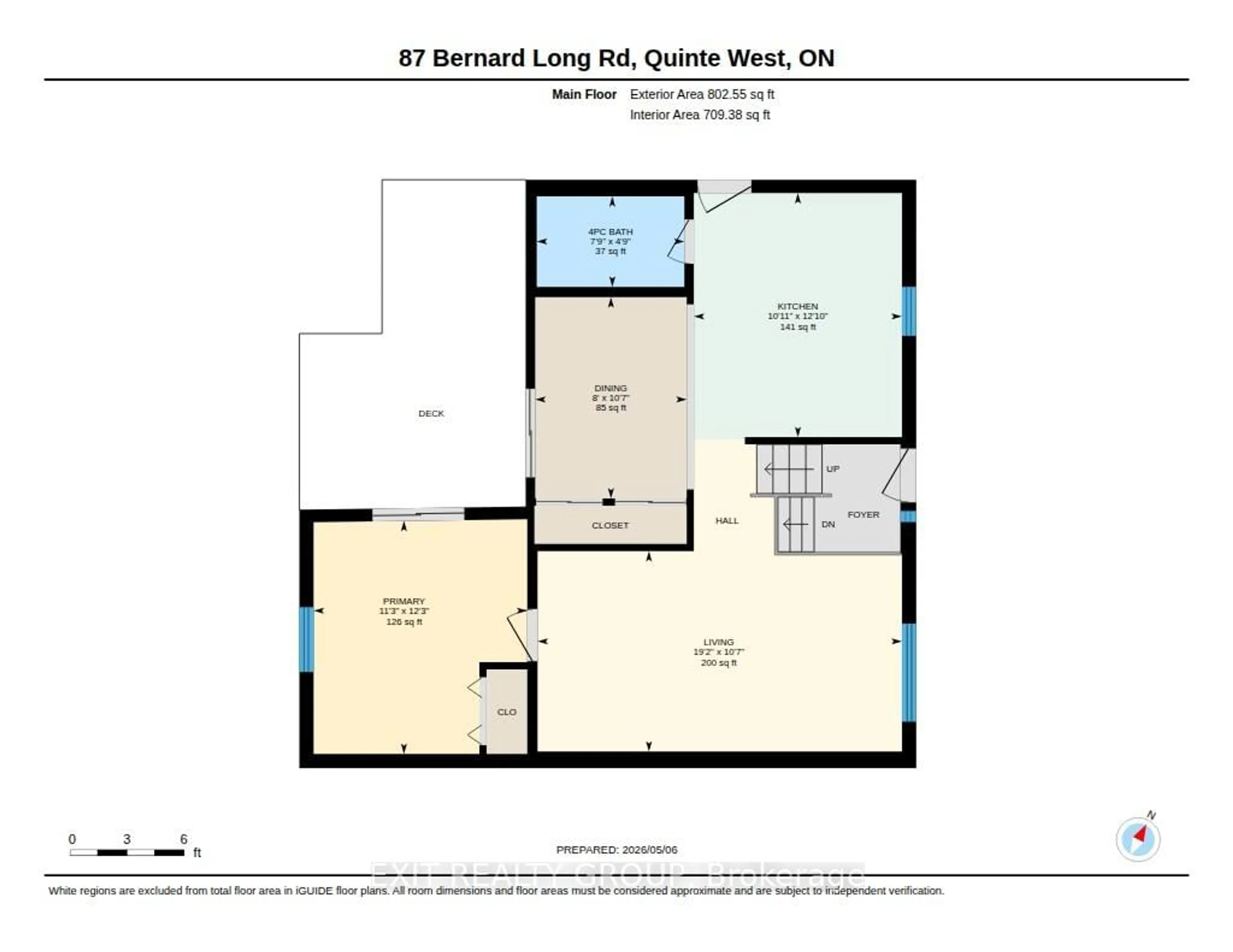 Floor plan for 87 Bernard Long Rd, Quinte West Ontario K8V 5P6