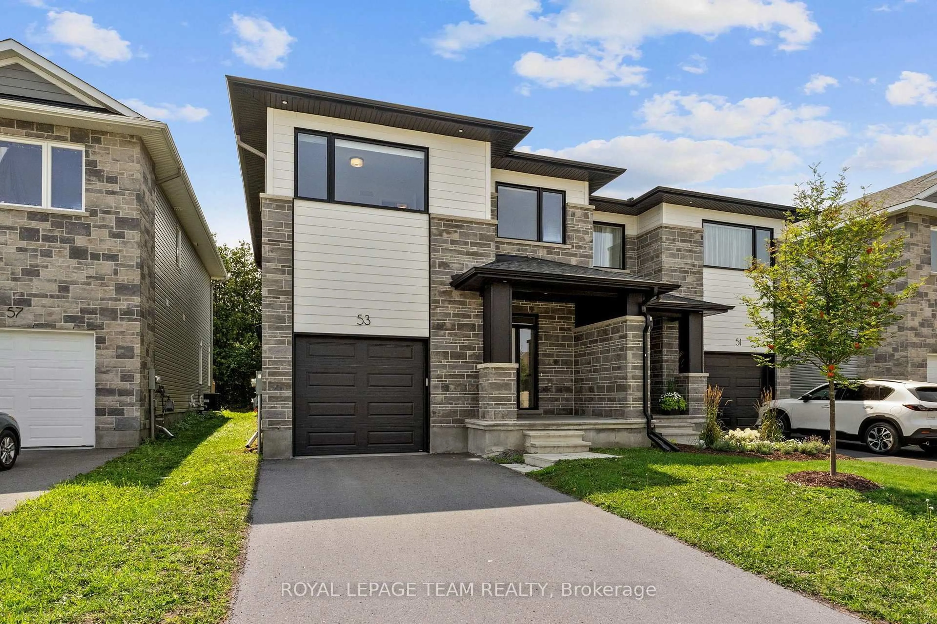 Home with brick exterior material, street for 53 MAC BEATTIE Dr, Arnprior Ontario K7S 0J3