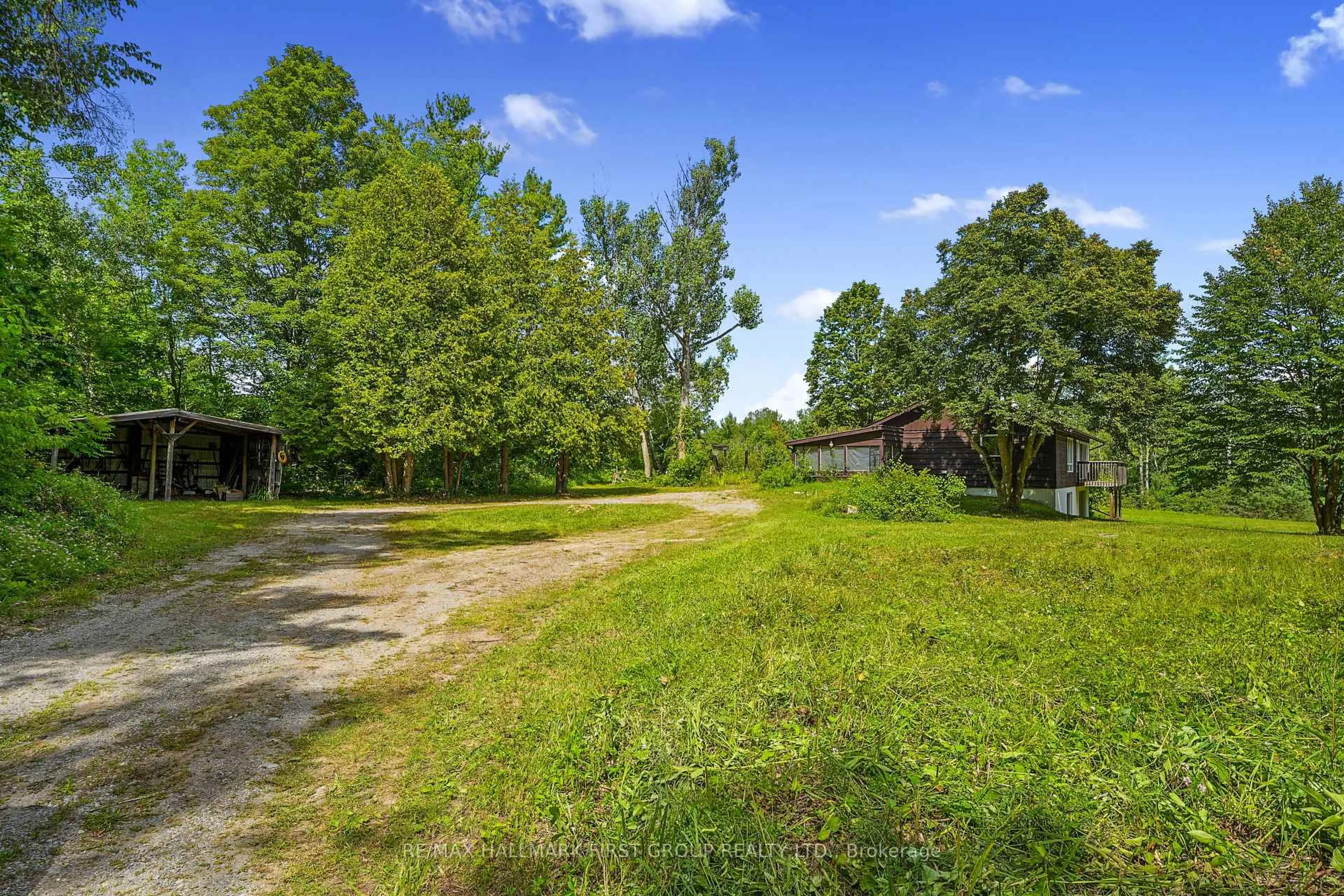 A pic from outside/outdoor area/front of a property/back of a property/a pic from drone, forest/trees view for 11758 County 29 Rd, Alnwick/Haldimand Ontario K0K 2X0