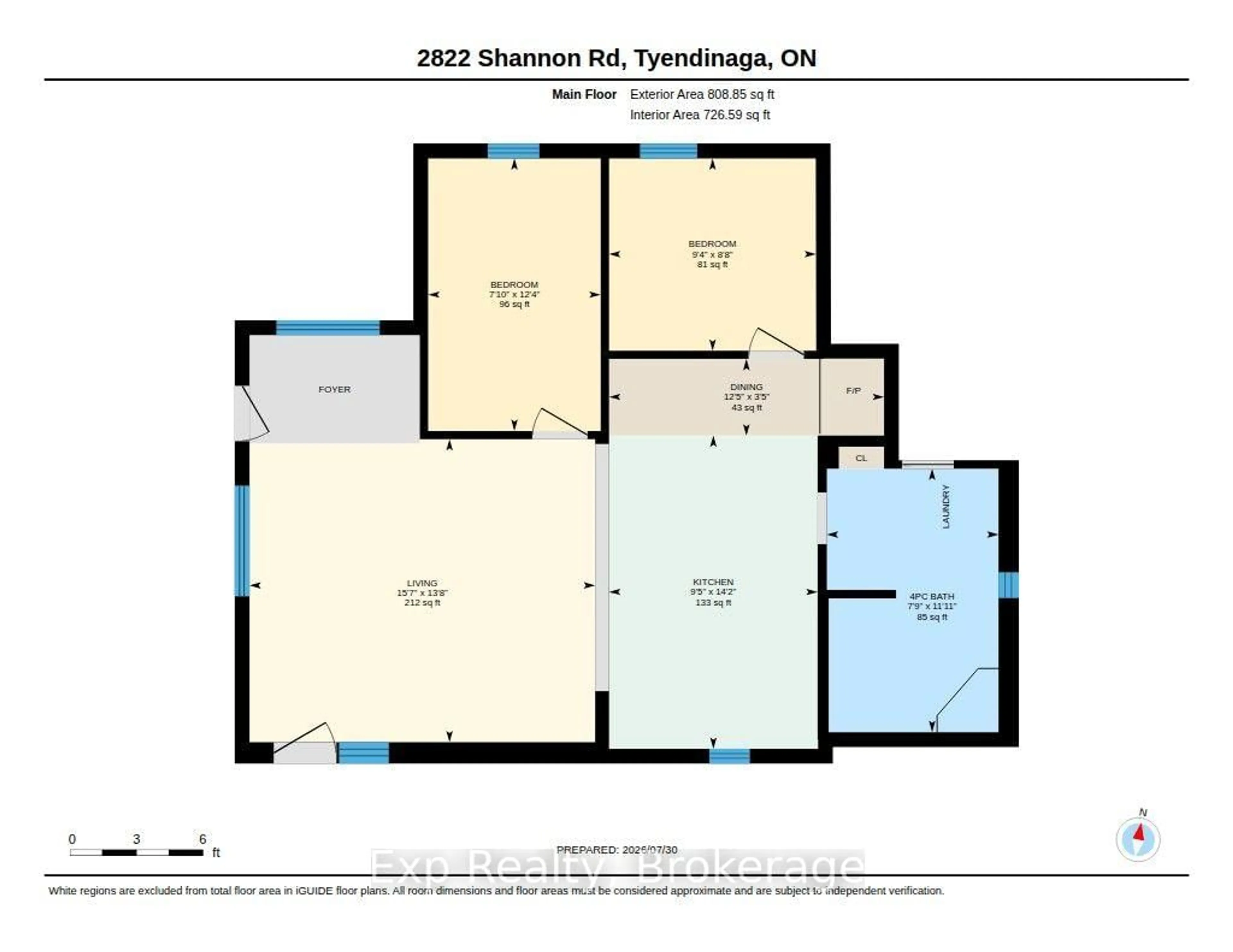 Floor plan for 2822 Shannon Rd, Shannonville Ontario K0K 3A0