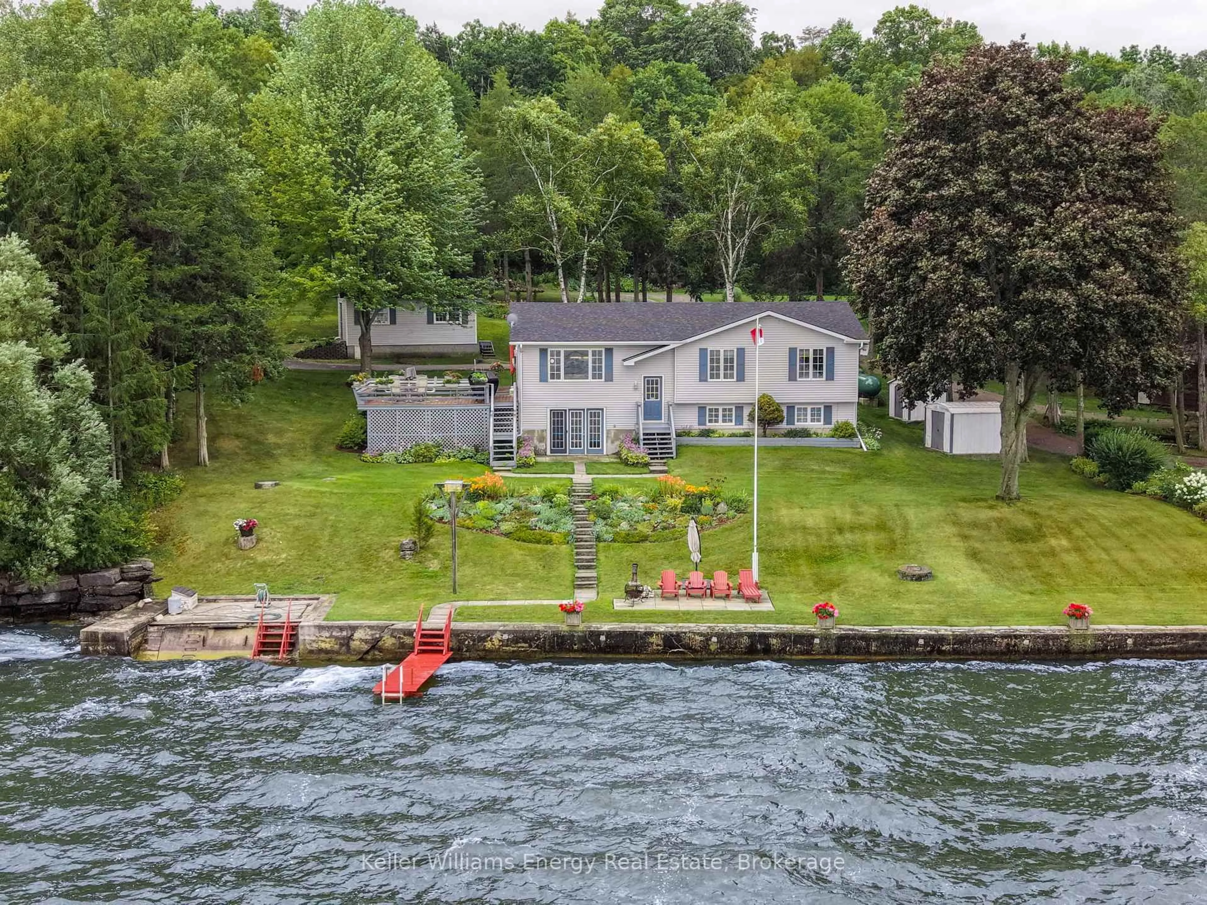 A pic from outside/outdoor area/front of a property/back of a property/a pic from drone, water/lake/river/ocean view for 52 Rowlands Lane, Prince Edward County Ontario K0K 1A0