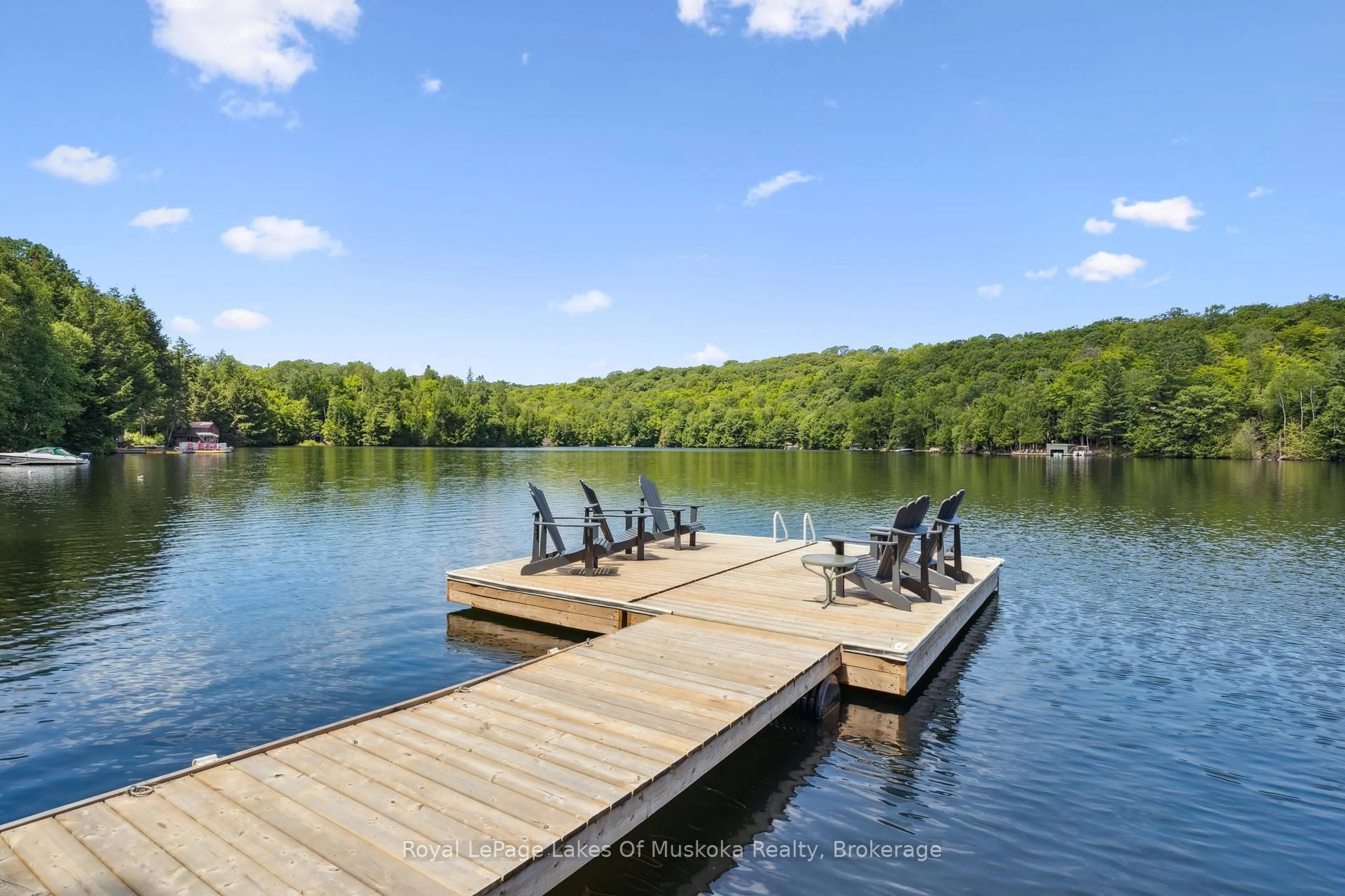 Patio, water/lake/river/ocean view for 1345 Sinclair T Kawagama Lake Tr, Algonquin Highlands Ontario P0A 1E0