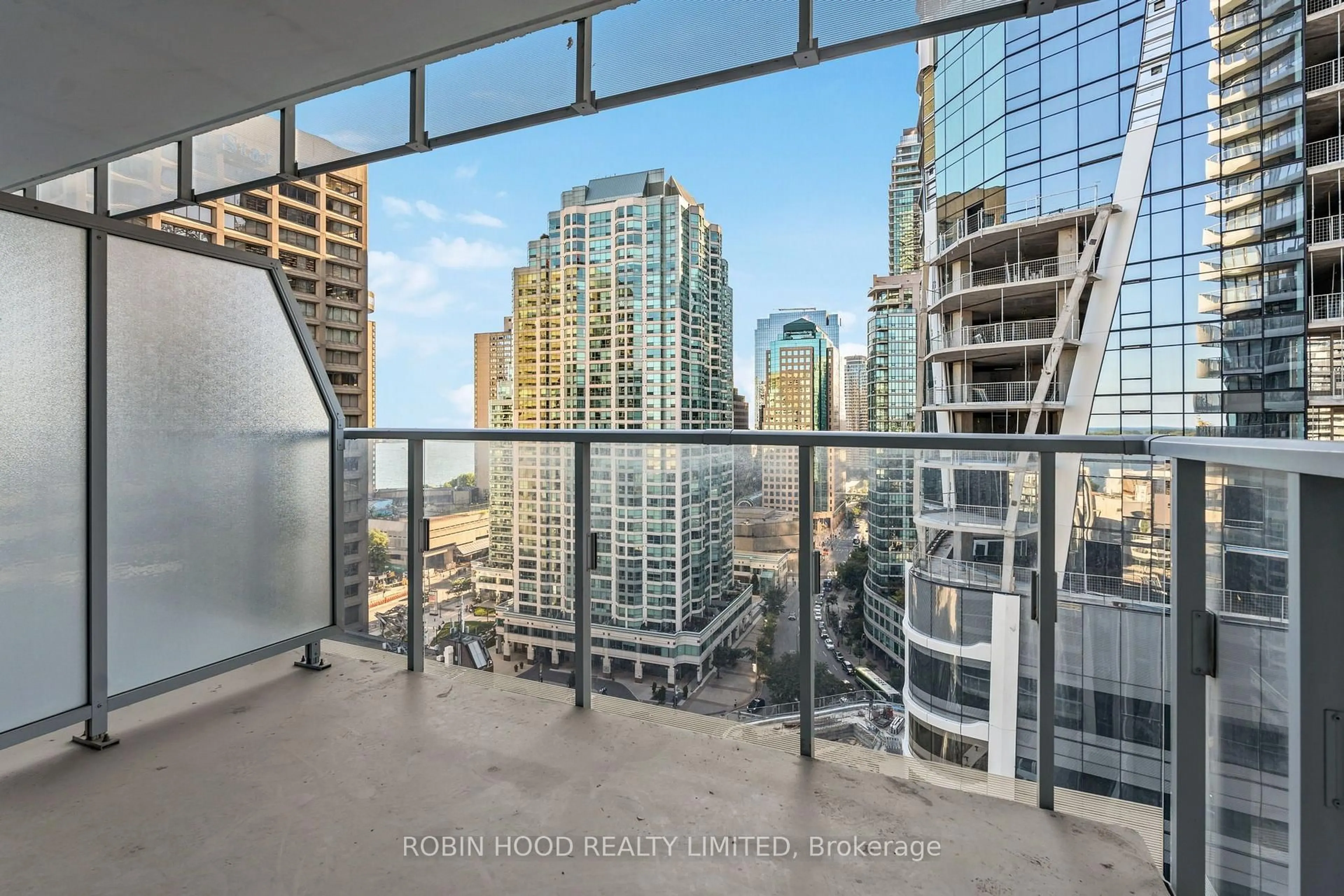 Balcony in the apartment, city buildings view from balcony for 39 Fountain St #N/A, Out of Area Ontario N1H 3P1
