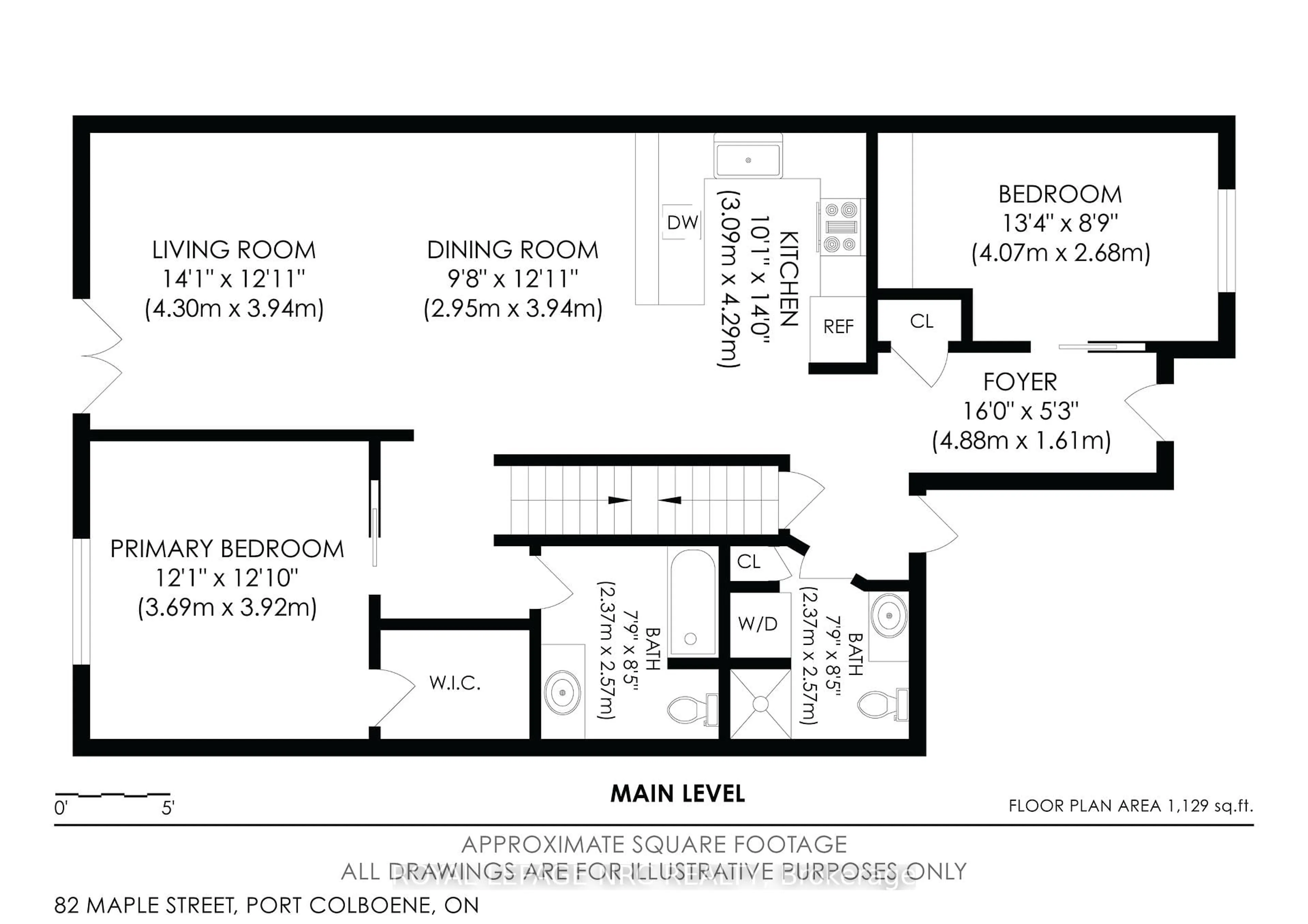 Floor plan for 82 Maple St, Port Colborne Ontario L3K 6G7
