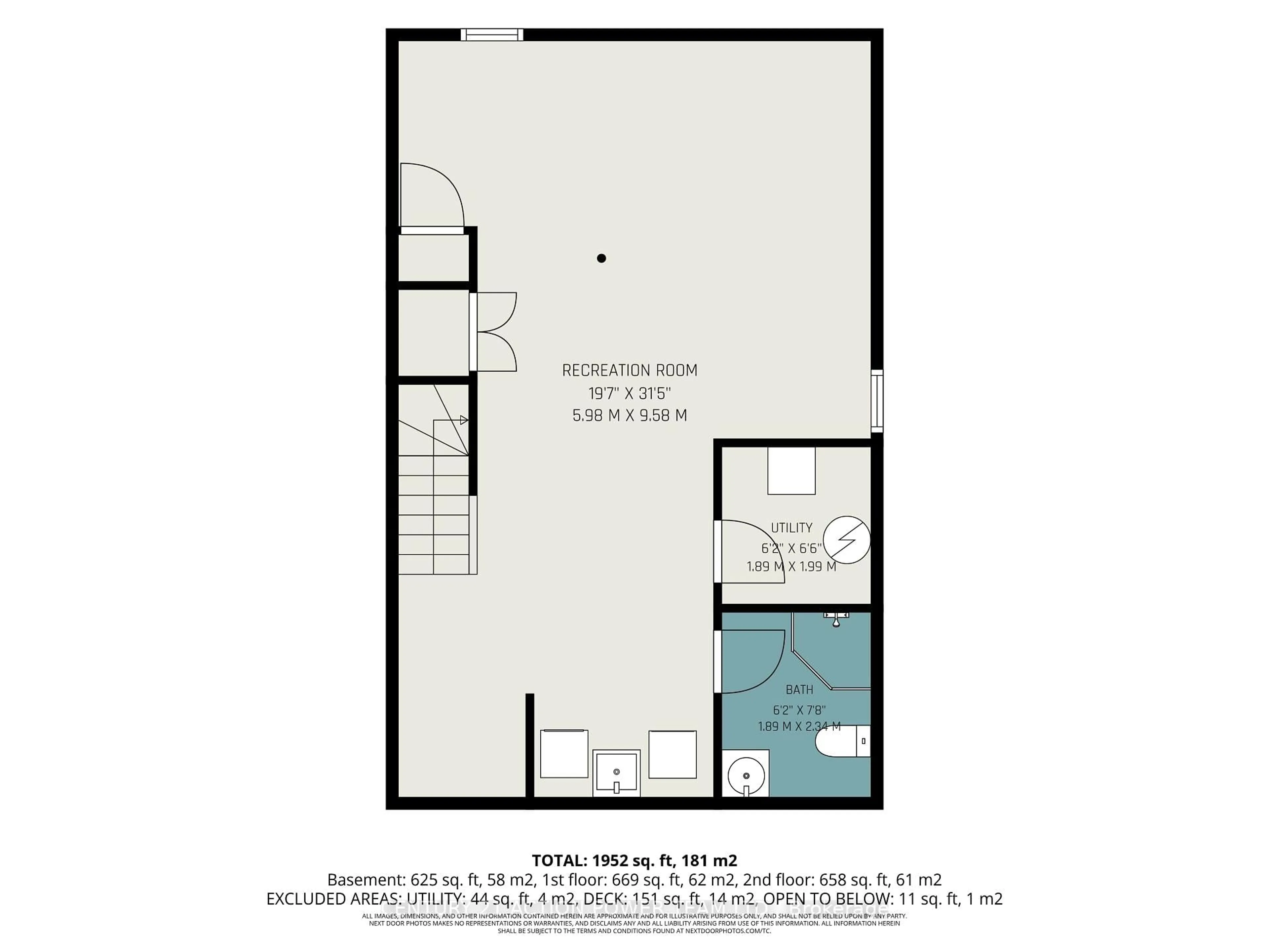 Floor plan for 1675 Lacombe Dr, Orleans Ontario K4A 2R9