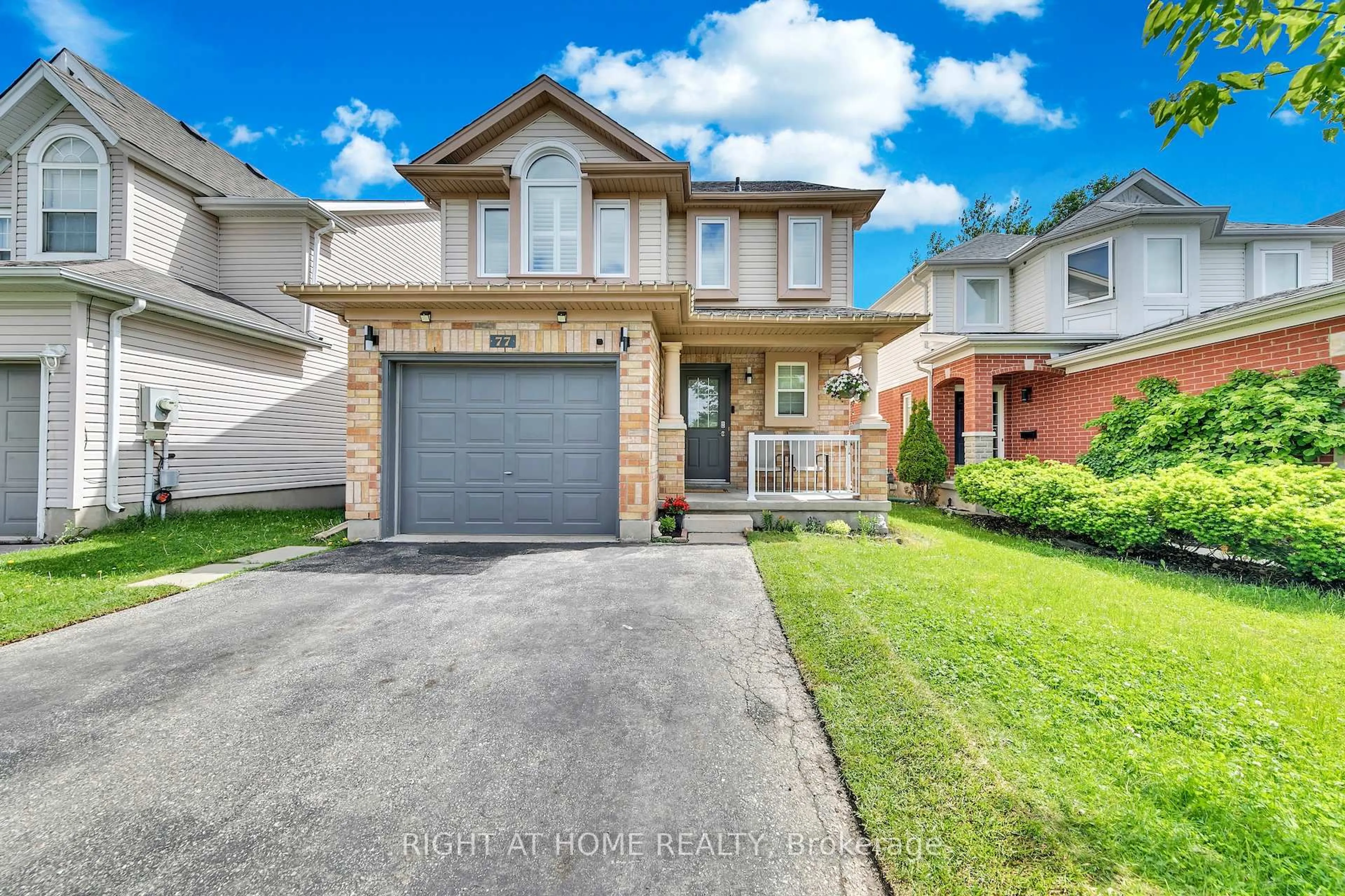 Home with brick exterior material, street for 77 Milson Cres, Guelph Ontario N1C 1G7