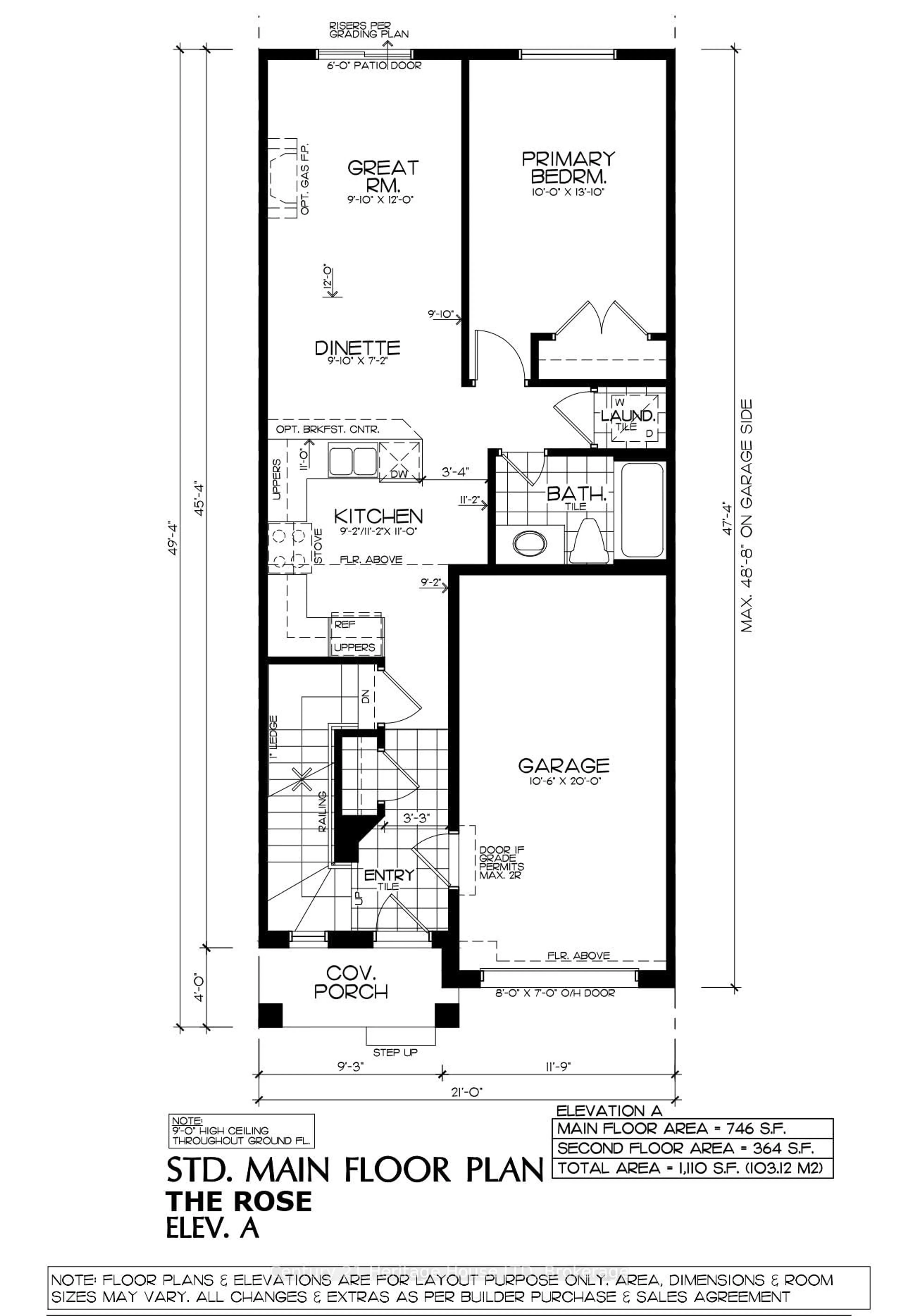 Floor plan for Lot F31 - 793 Burwell St, Fort Erie Ontario L2A 0E2