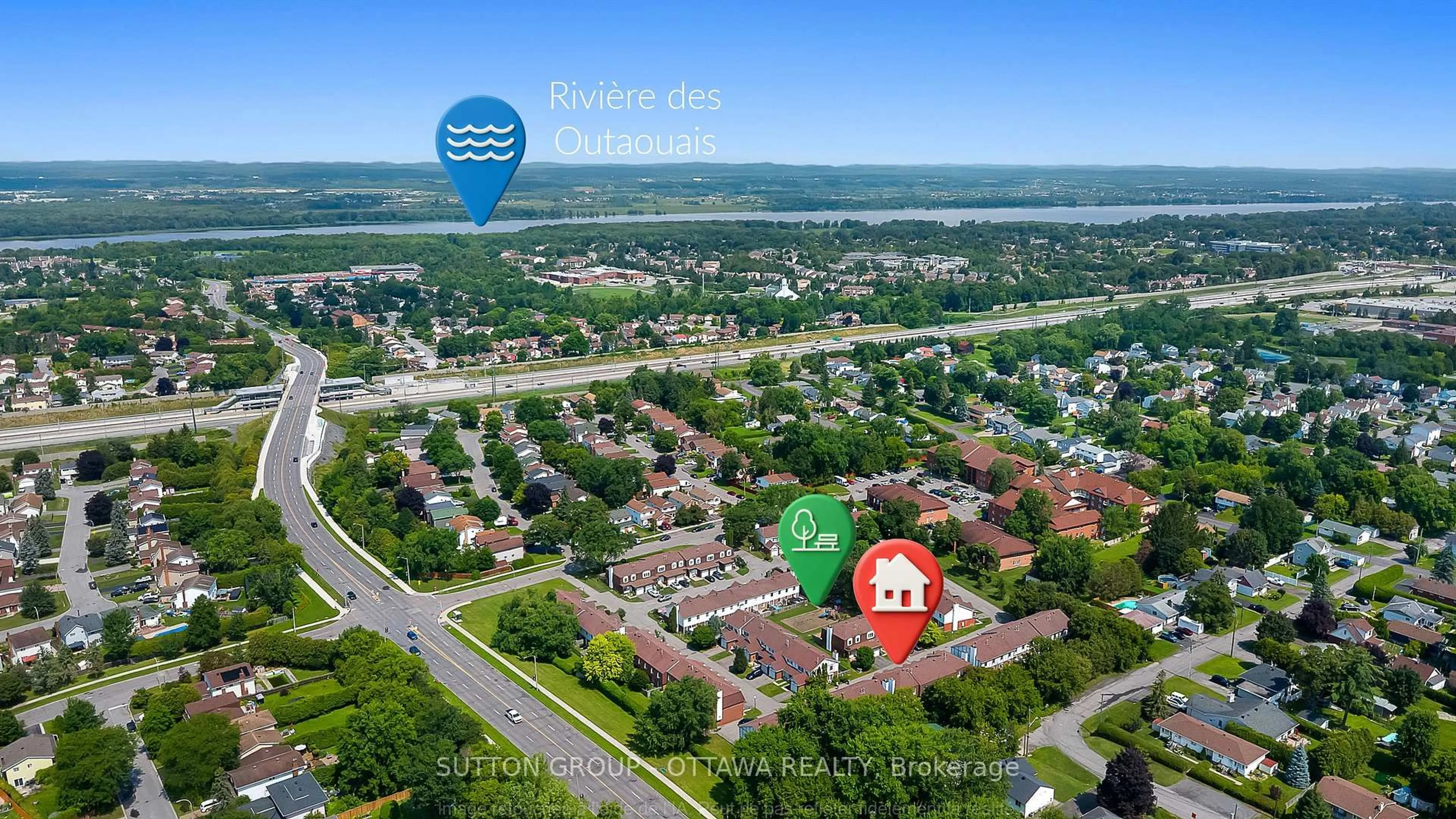A pic from outside/outdoor area/front of a property/back of a property/a pic from drone, street for 1803 Axminster Crt #39, Ottawa Ontario K1C 1Z5