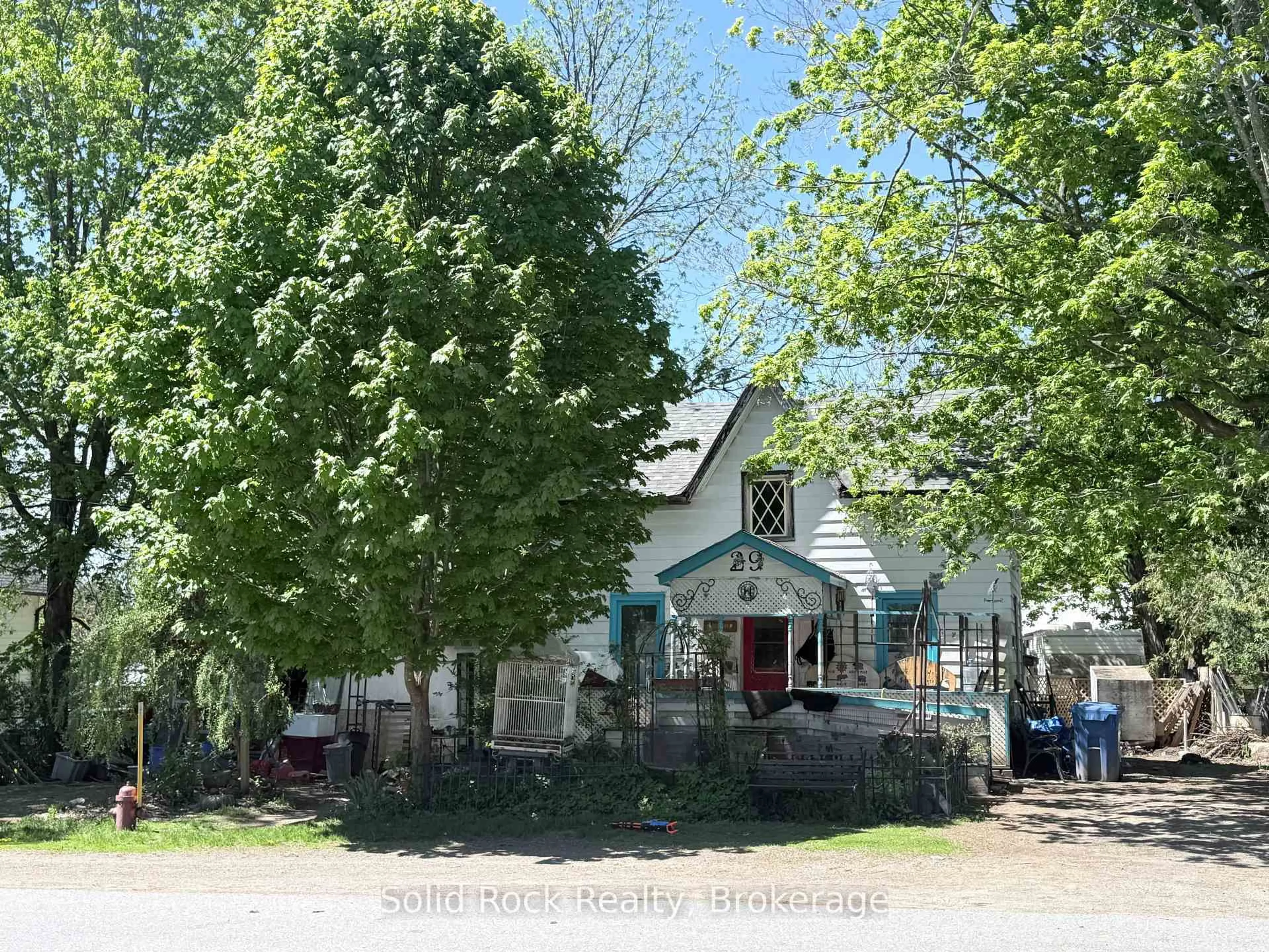 A pic from outside/outdoor area/front of a property/back of a property/a pic from drone, street for 29 North Hastings Ave, Limoges Ontario K0K 2M0
