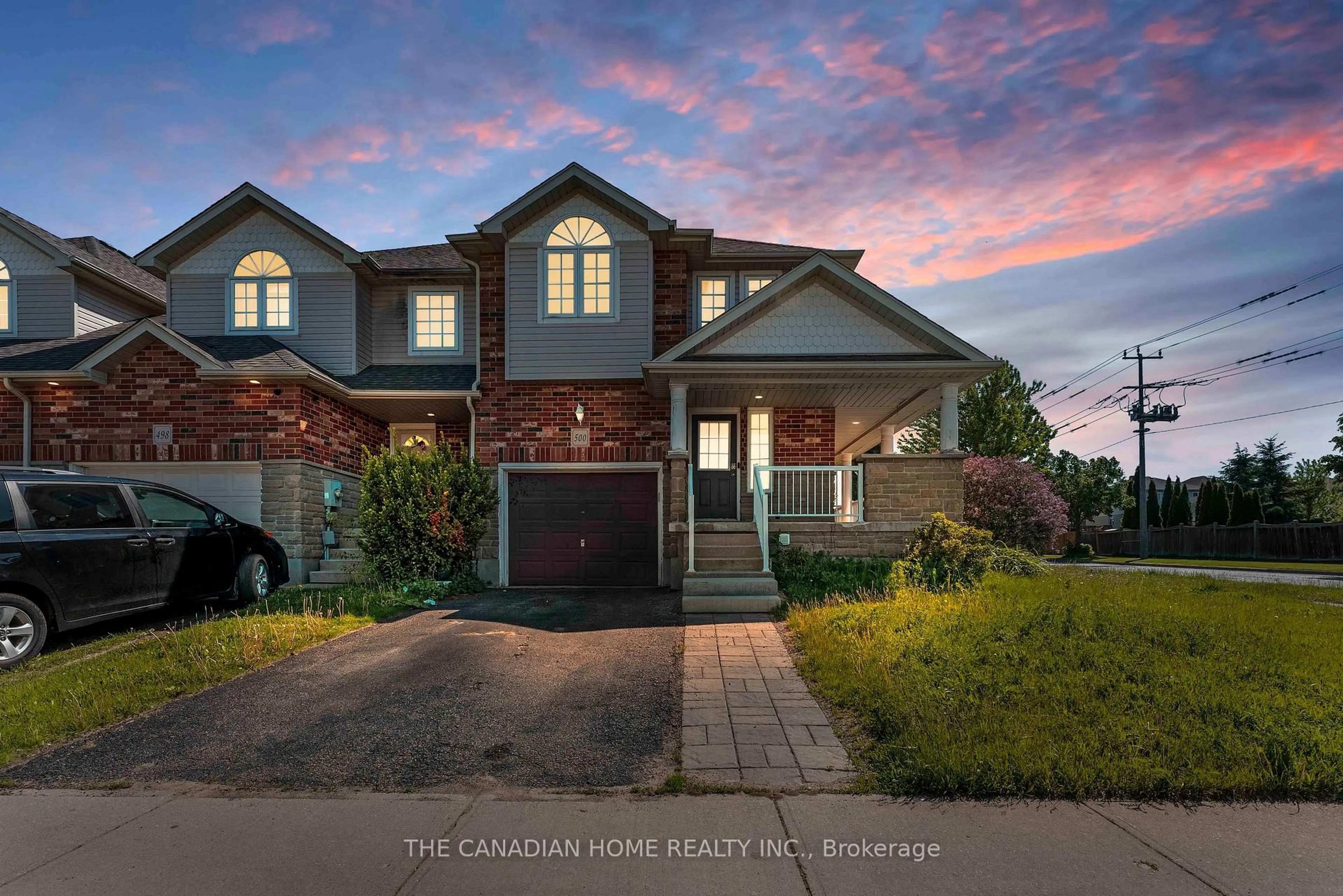 Home with brick exterior material, street for 500 Robert Ferrie Dr, Kitchener Ontario N2P 2T7