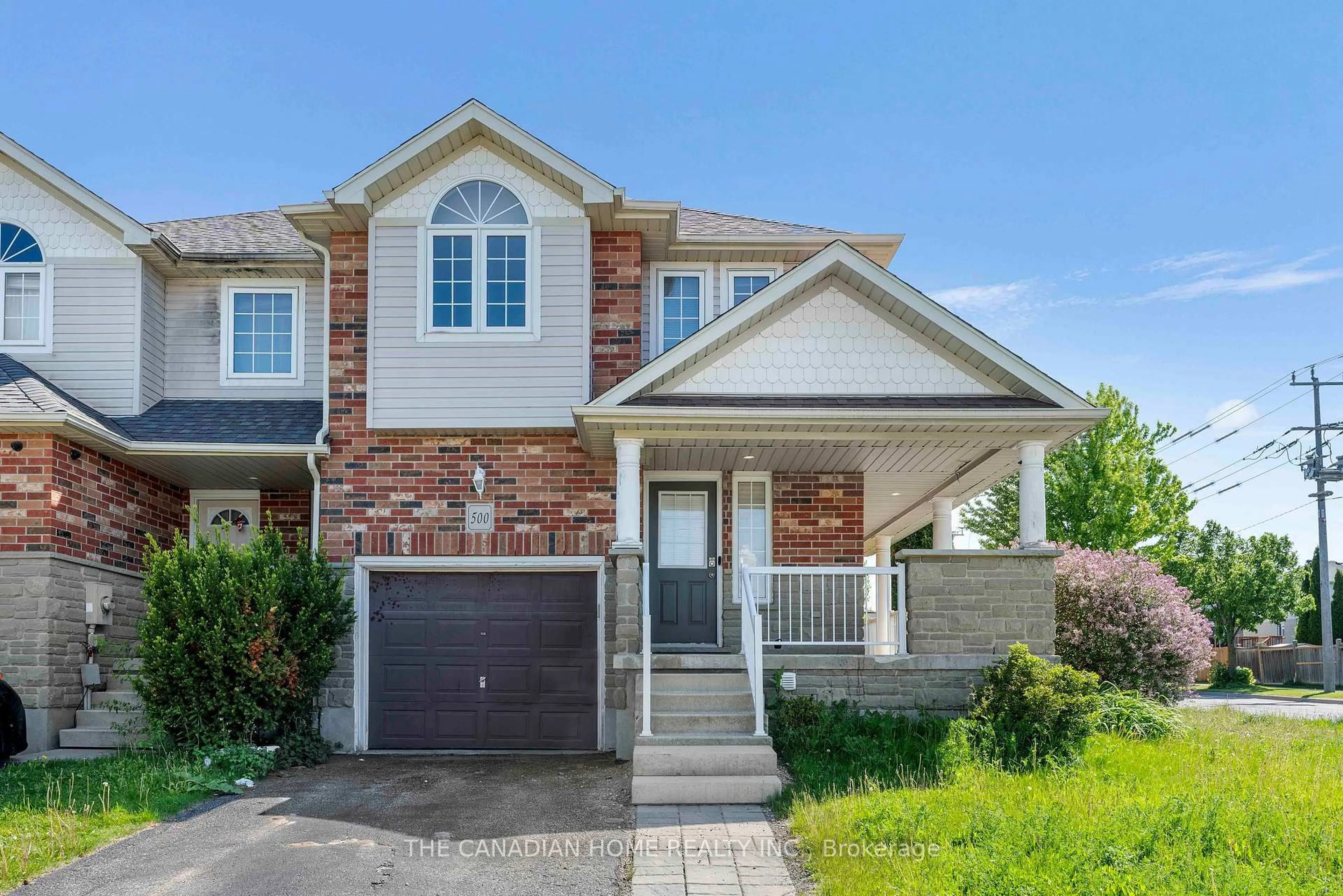 Home with brick exterior material, street for 500 Robert Ferrie Dr, Kitchener Ontario N2P 2T7