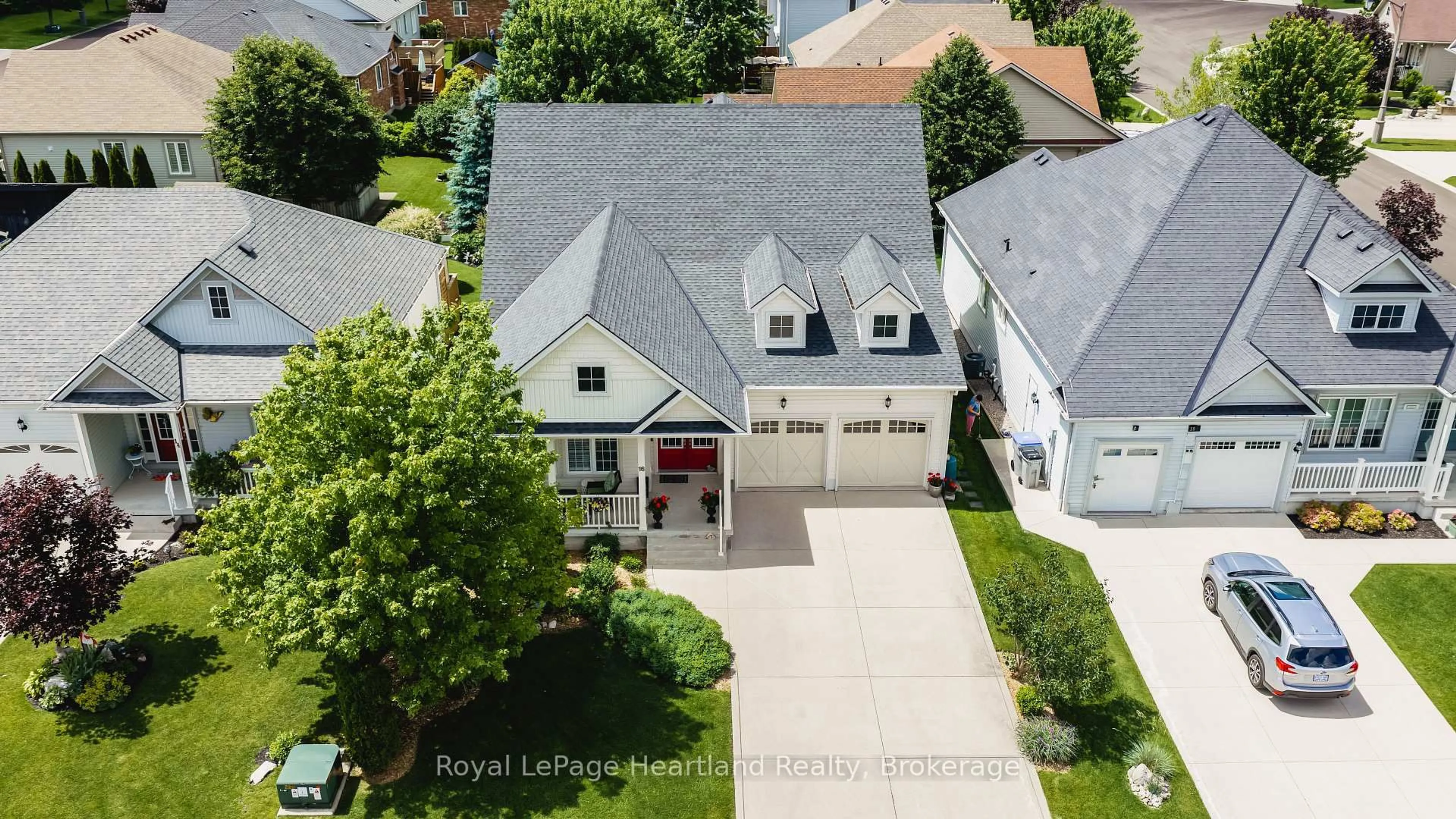 A pic from outside/outdoor area/front of a property/back of a property/a pic from drone, street for 16 Macpherson Ave, Huron East Ontario N0K 1W0