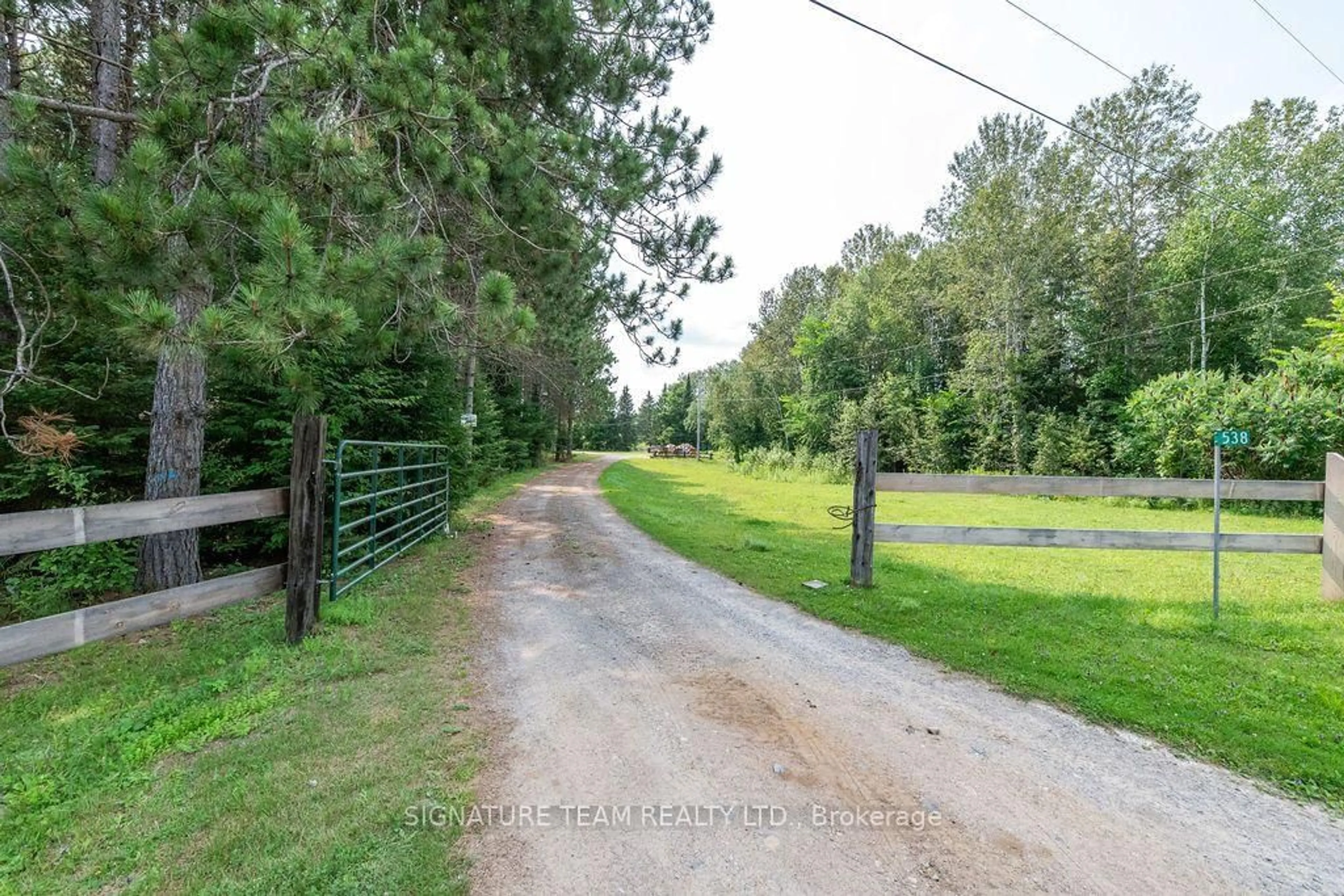 A pic from outside/outdoor area/front of a property/back of a property/a pic from drone, forest/trees view for 538 Lenser Rd, Eganville Ontario K0J 1T0