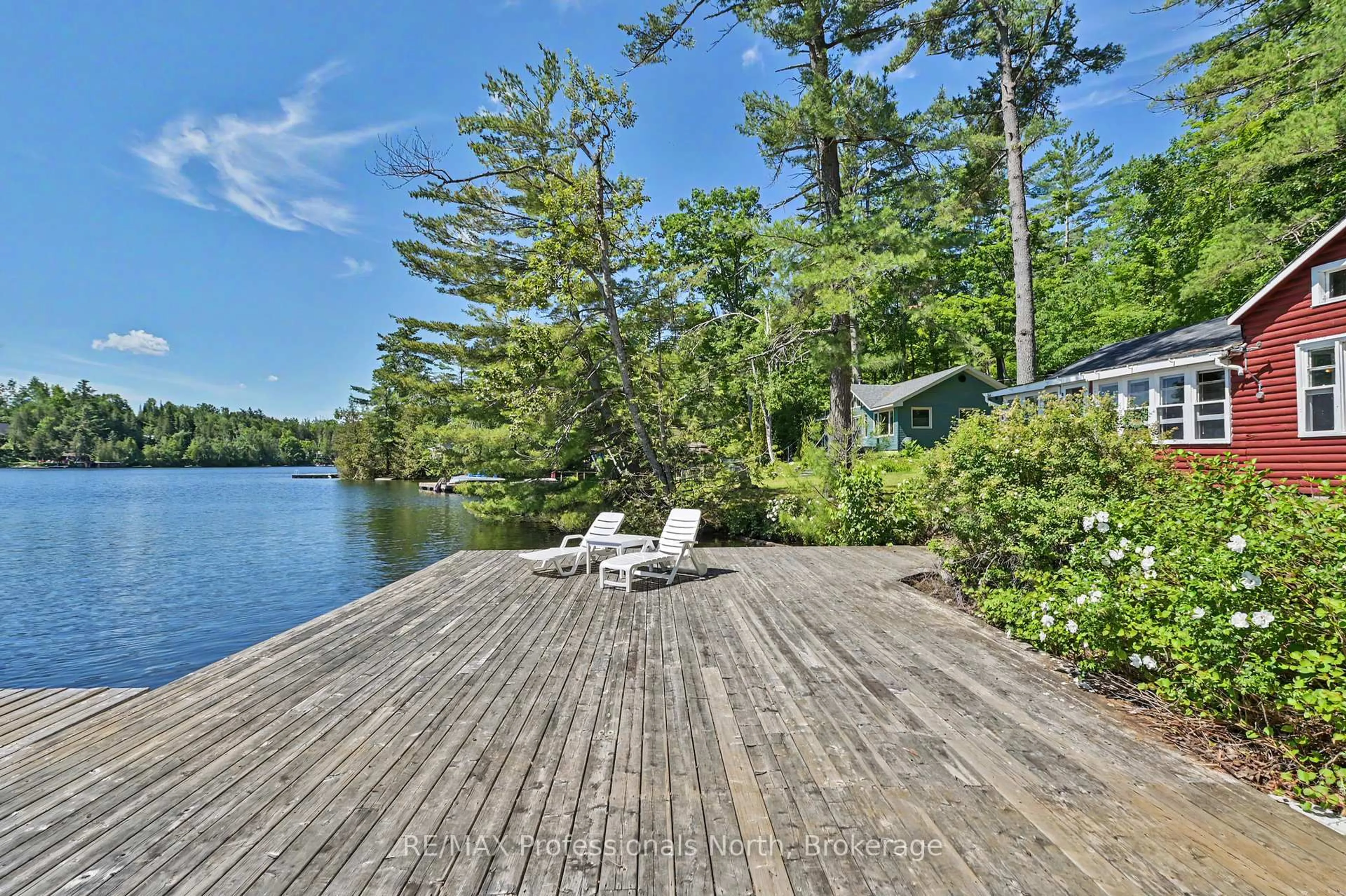 Patio, water/lake/river/ocean view for 70 Fire Route 364A, Trent Lakes Ontario K0M 2A0